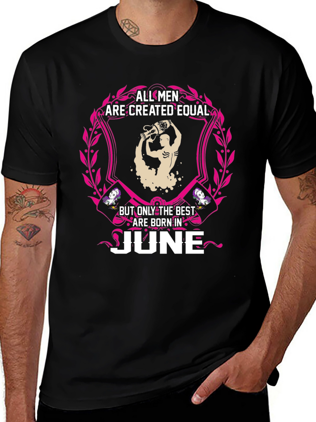 Mens Best Born in June Graphic Tee