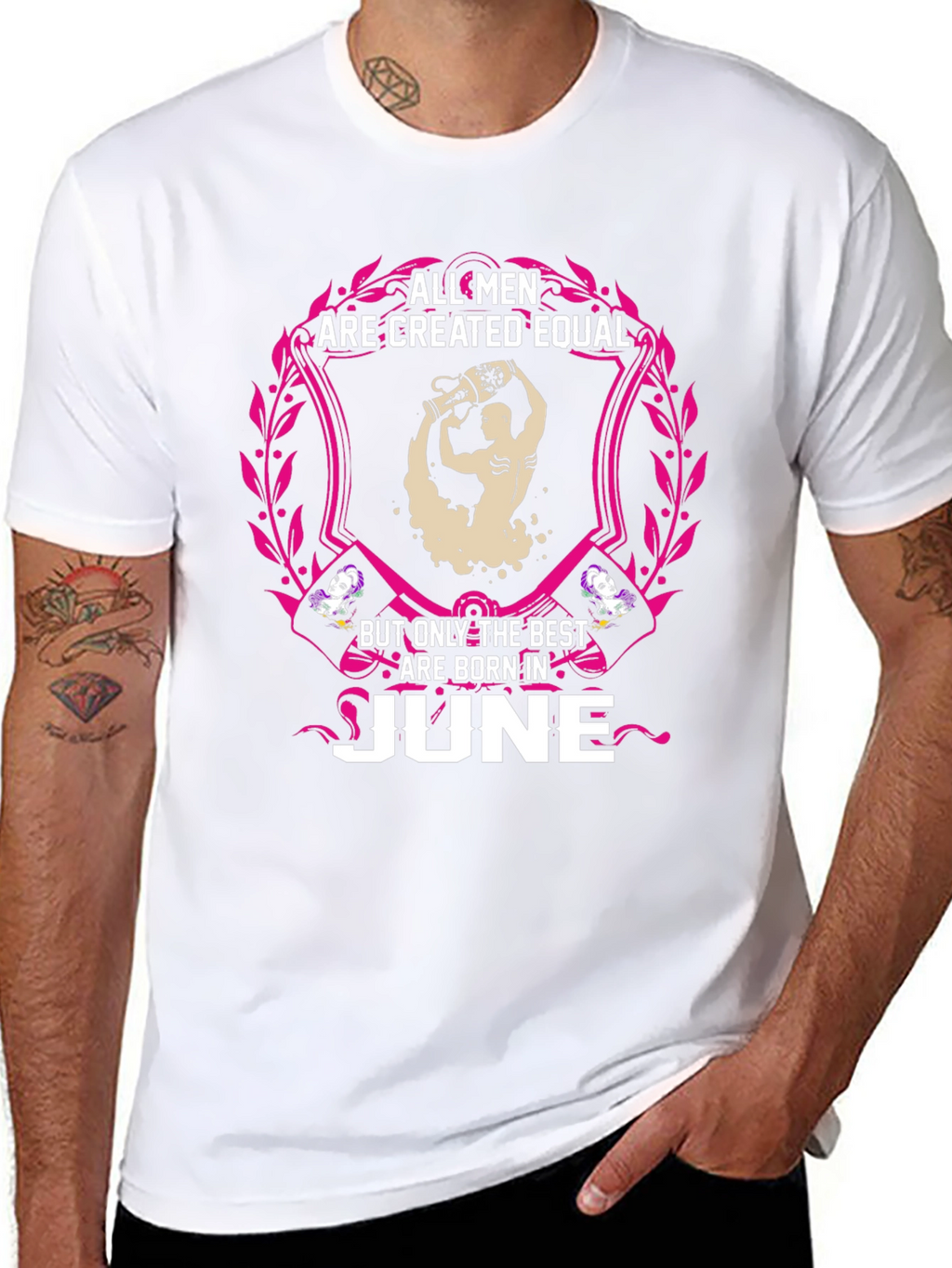 Mens Best Born in June Graphic Tee