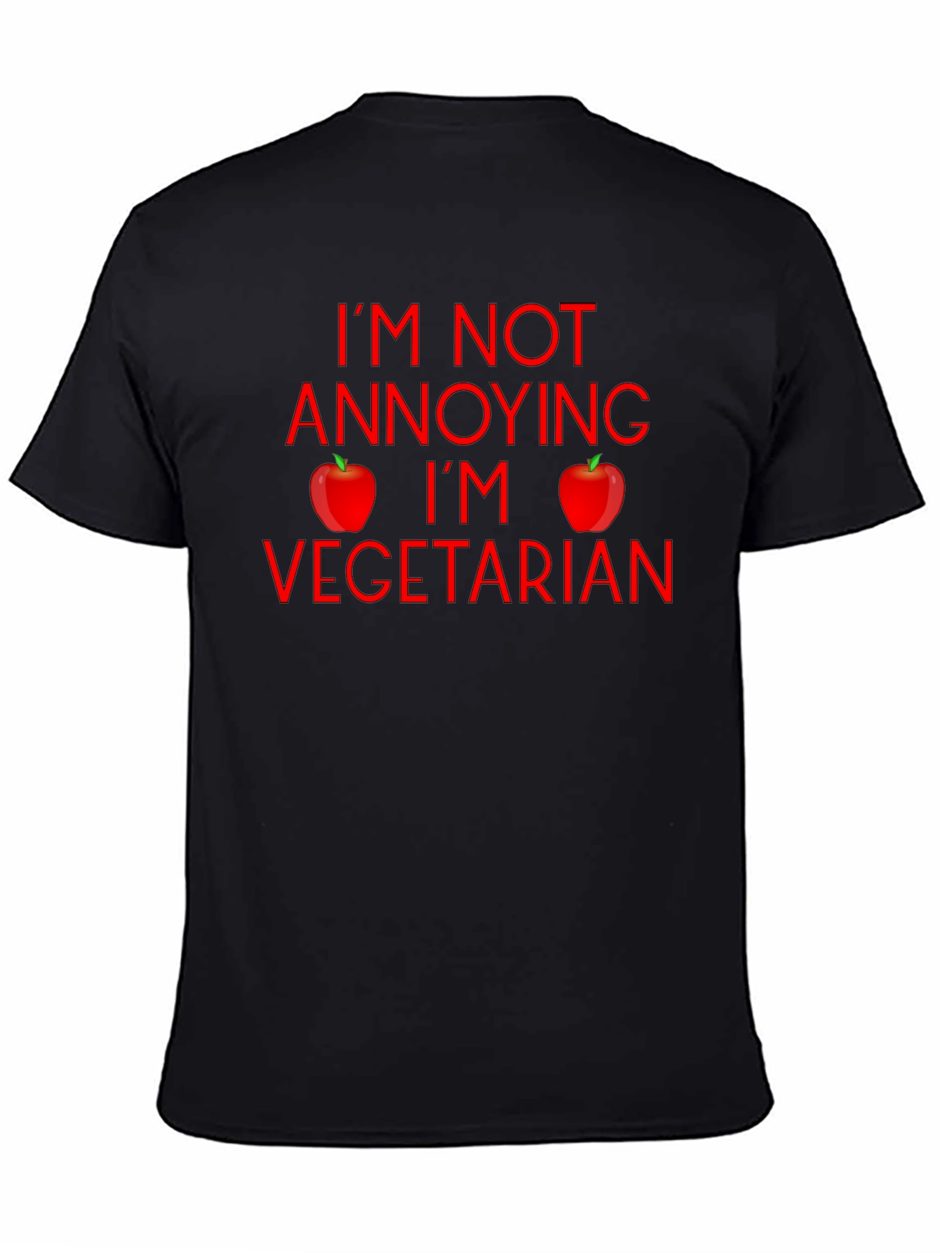 Im Not Annoying Im Vegetarian Graphic T-Shirt