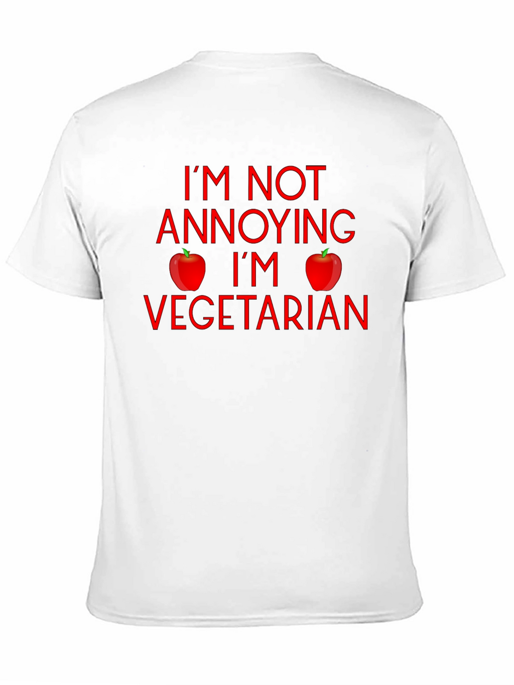 Im Not Annoying Im Vegetarian Graphic T-Shirt