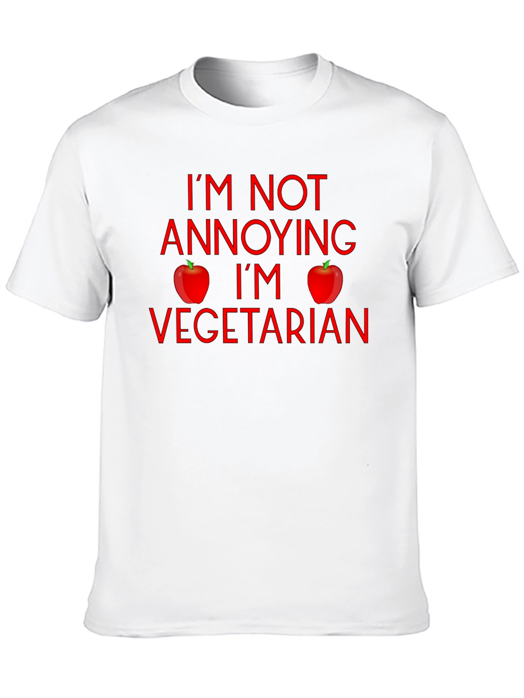 Im Not Annoying Im Vegetarian Graphic T-Shirt