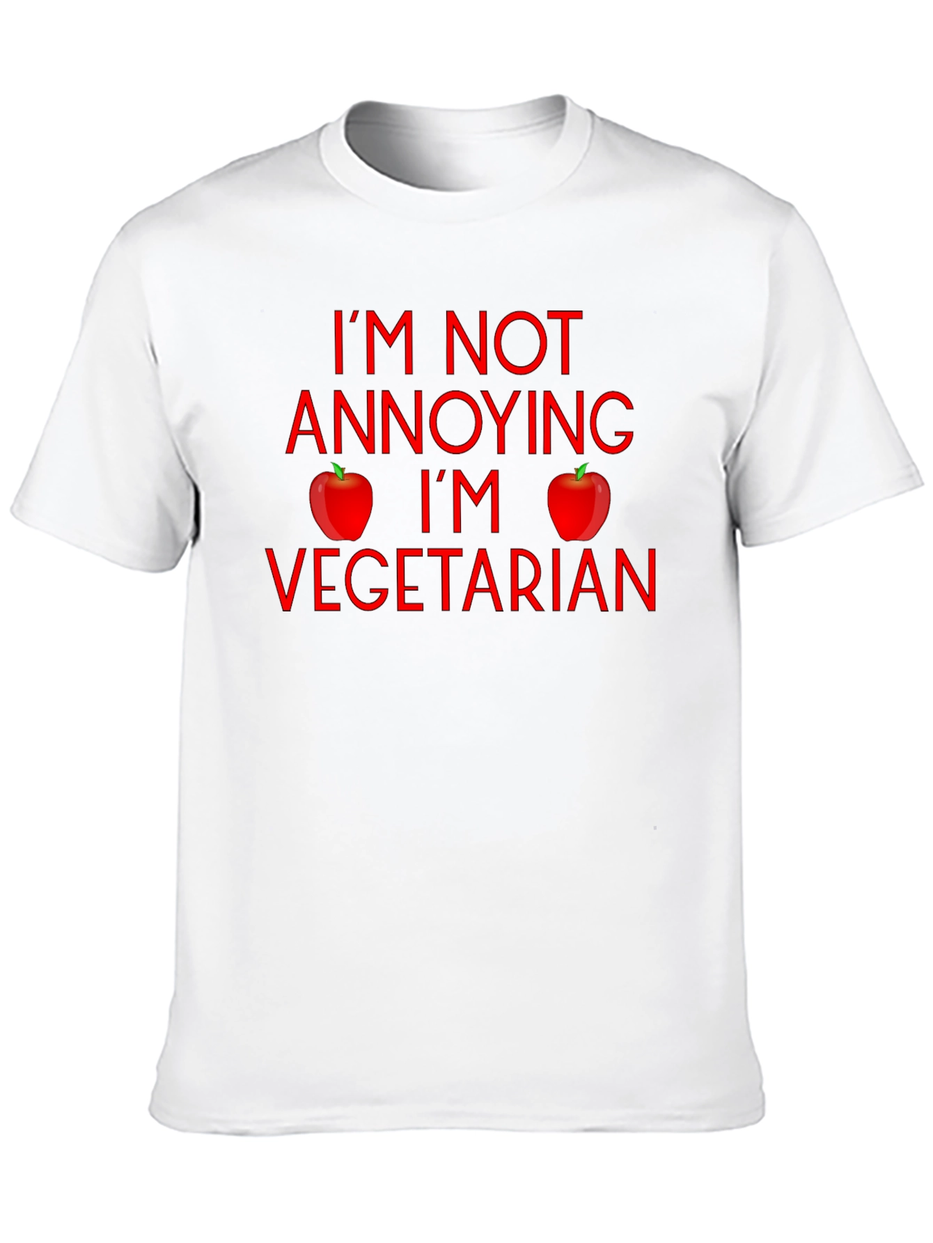 Im Not Annoying Im Vegetarian Graphic T-Shirt