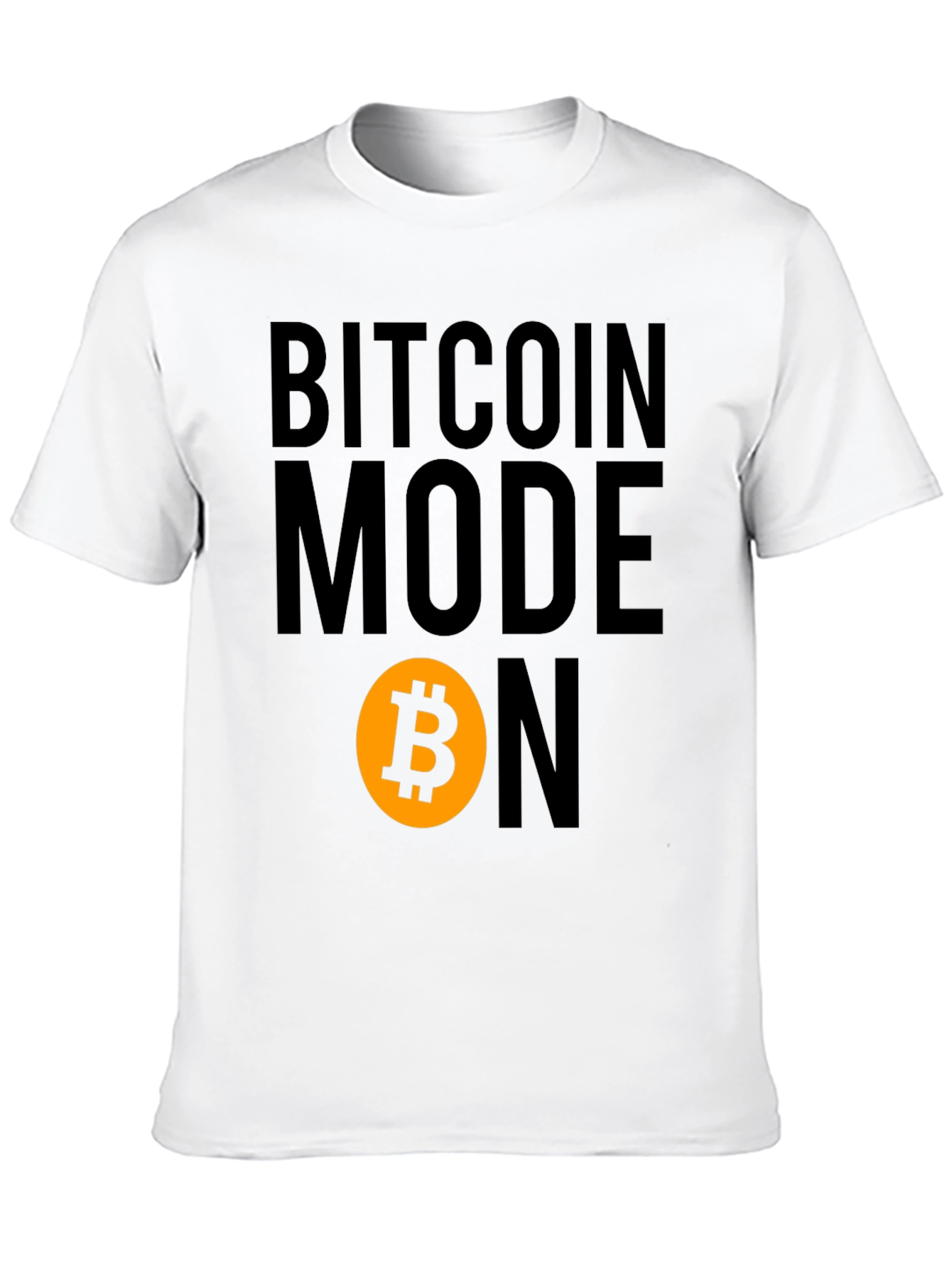 Bitcoin Mode On Graphic Tee - Black