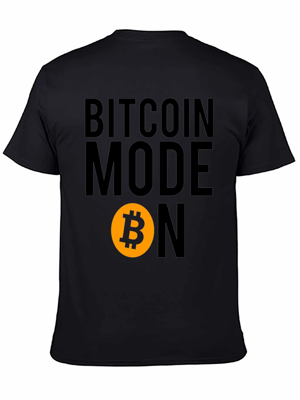 Bitcoin Mode On Graphic Tee - Black