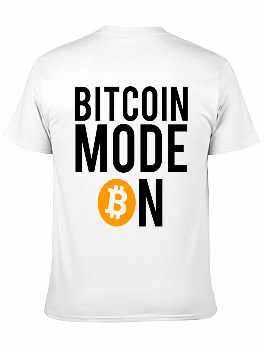 Bitcoin Mode On Graphic Tee - Black