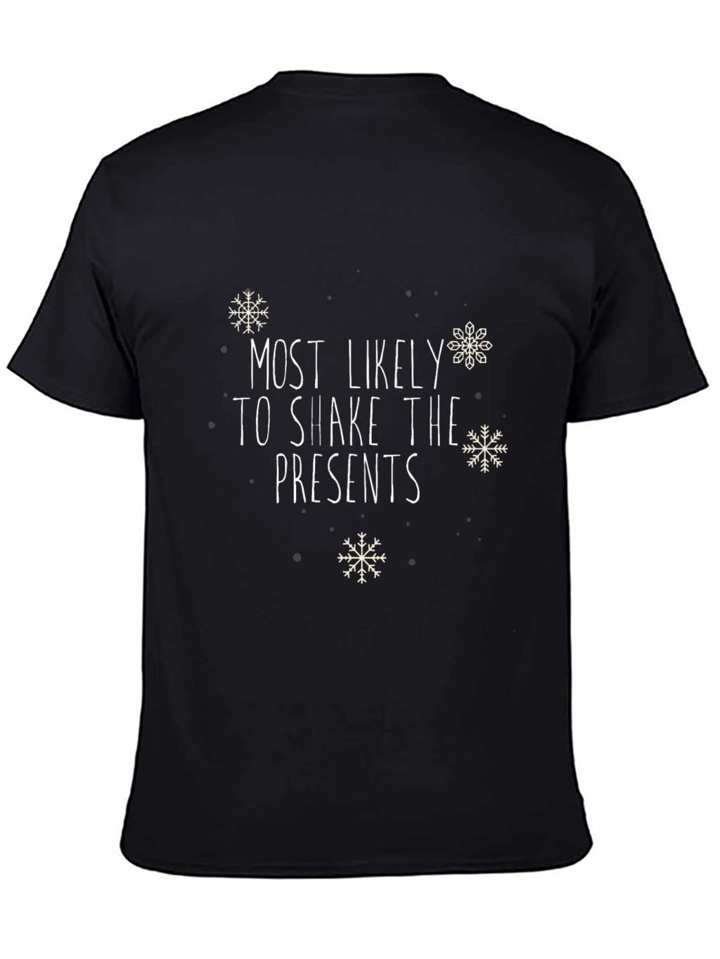 Shake The Presents Black Holiday T-Shirt