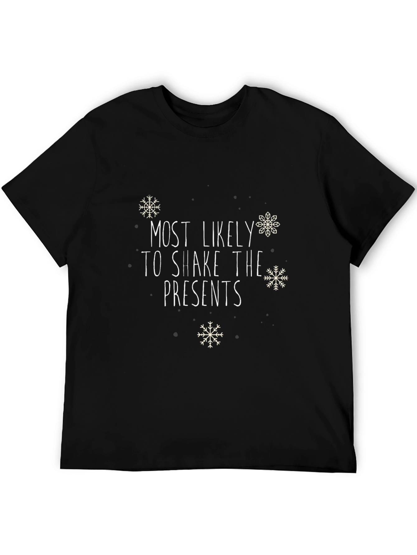 Shake The Presents Black Holiday T-Shirt