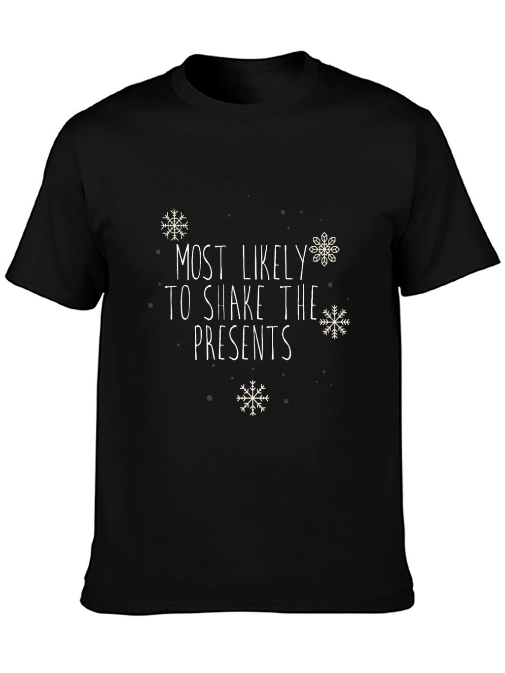 Shake The Presents Black Holiday T-Shirt
