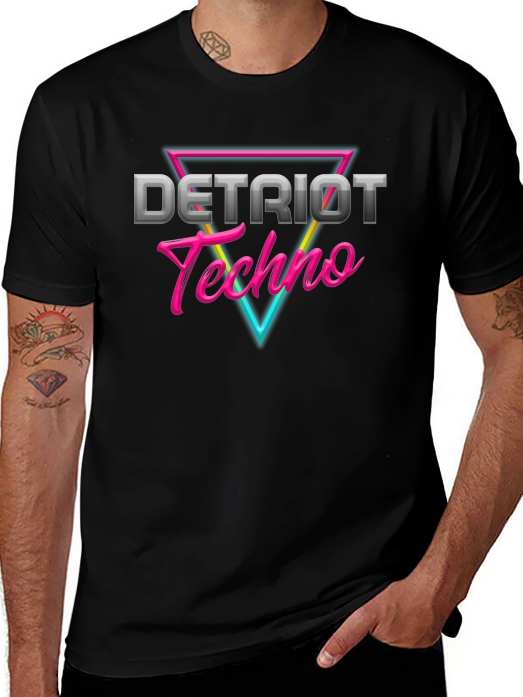 Detroit Techno Retro T-Shirt