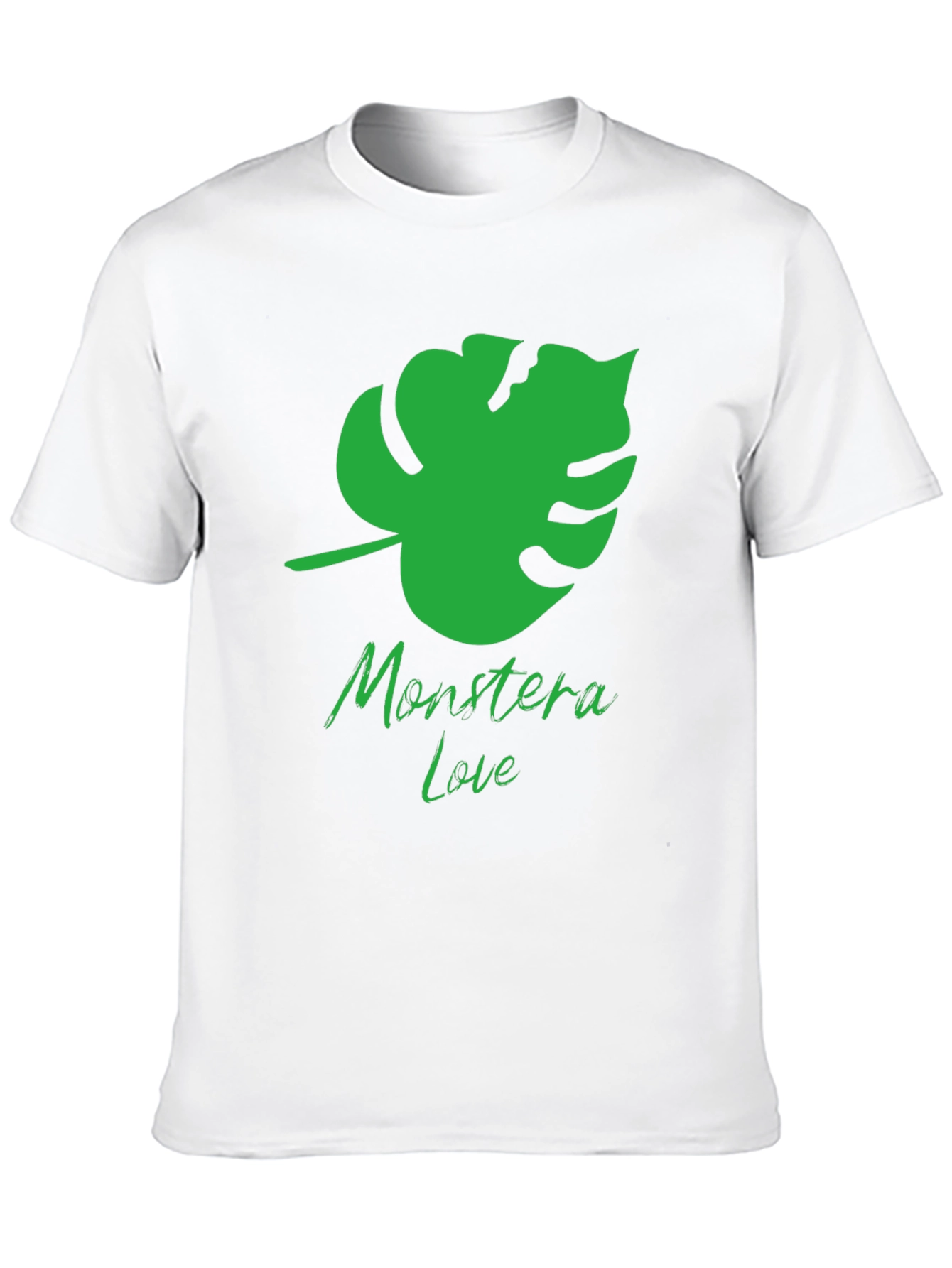 Monstera Leaf Graphic T-Shirt - Tropical Plant Lover Tee