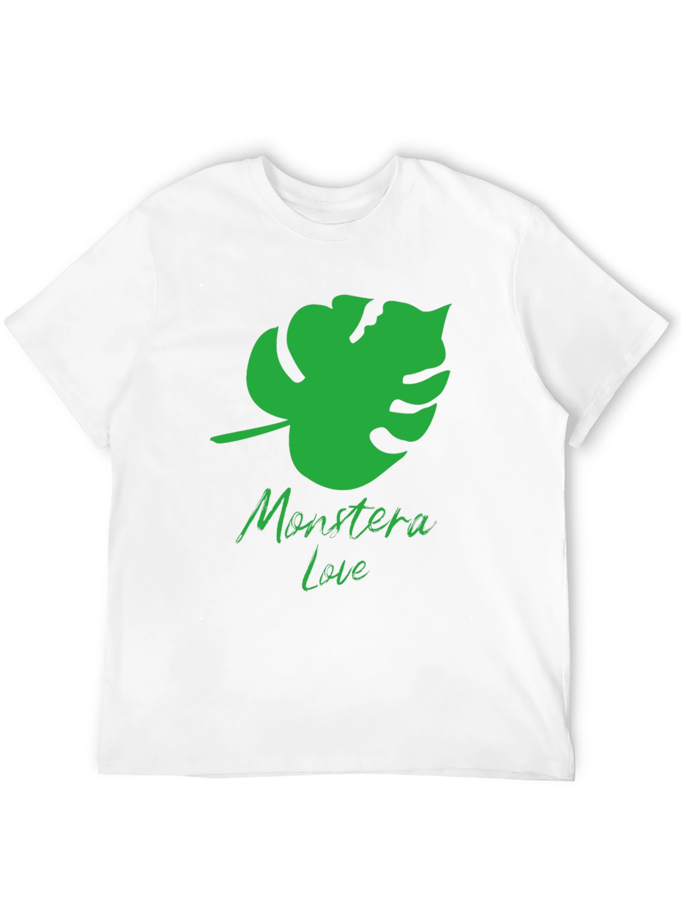 Monstera Leaf Graphic T-Shirt - Tropical Plant Lover Tee