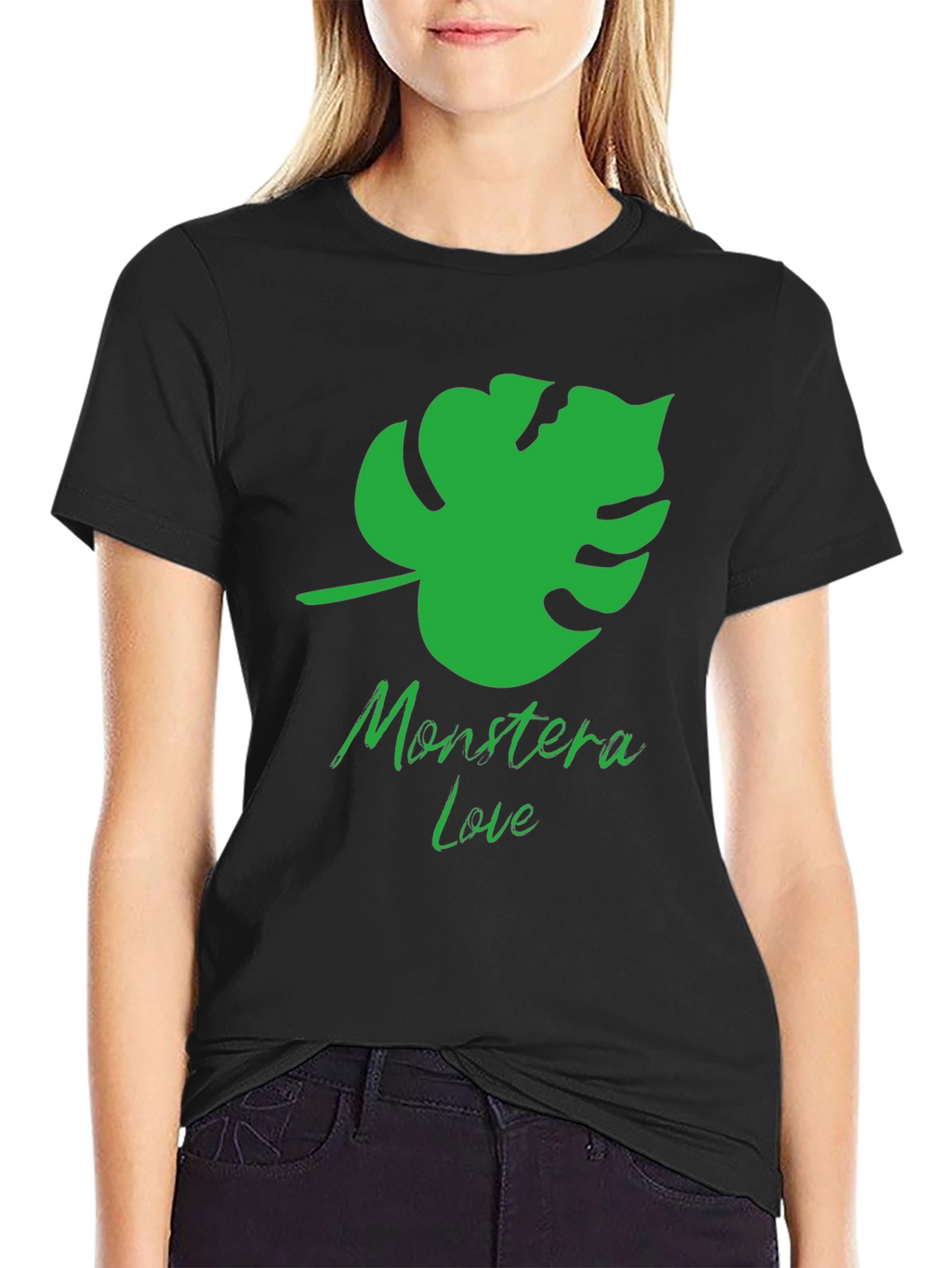 Monstera Leaf Graphic T-Shirt - Tropical Plant Lover Tee