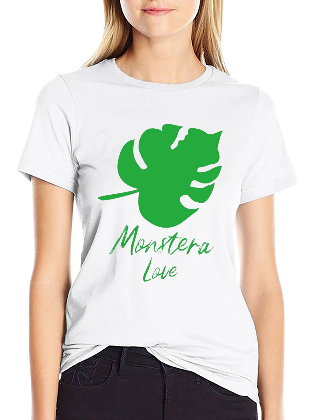 Monstera Leaf Graphic T-Shirt - Tropical Plant Lover Tee