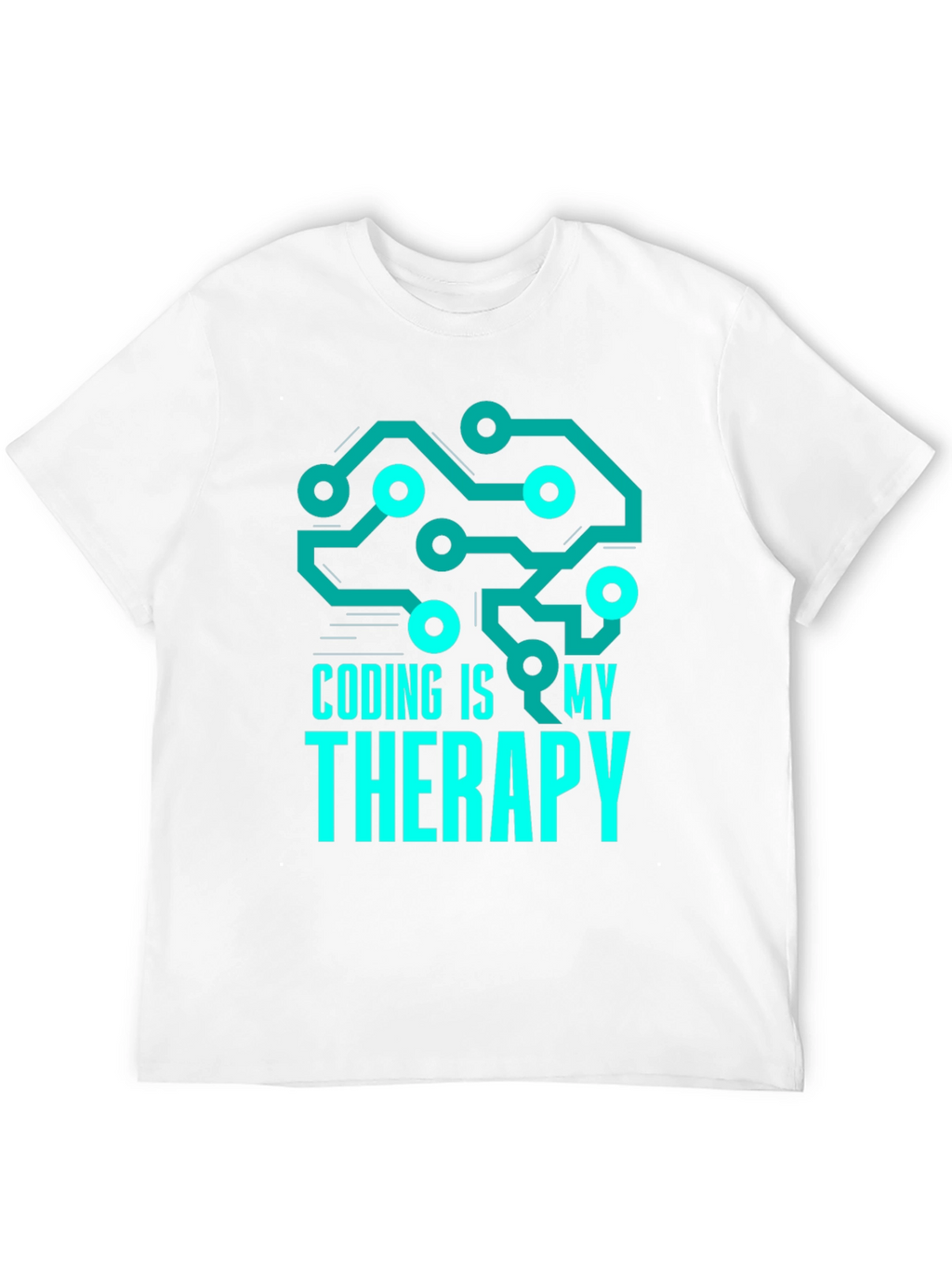 Coding is My Therapy T-Shirt - Programmer Gift