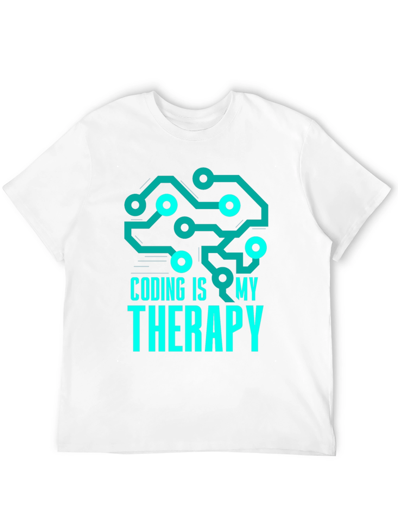 Coding is My Therapy T-Shirt - Programmer Gift
