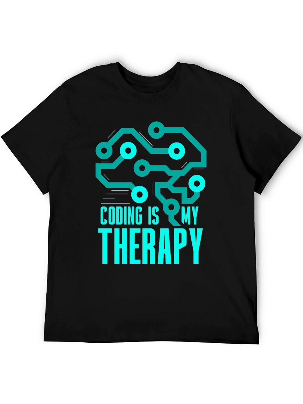 Coding is My Therapy T-Shirt - Programmer Gift