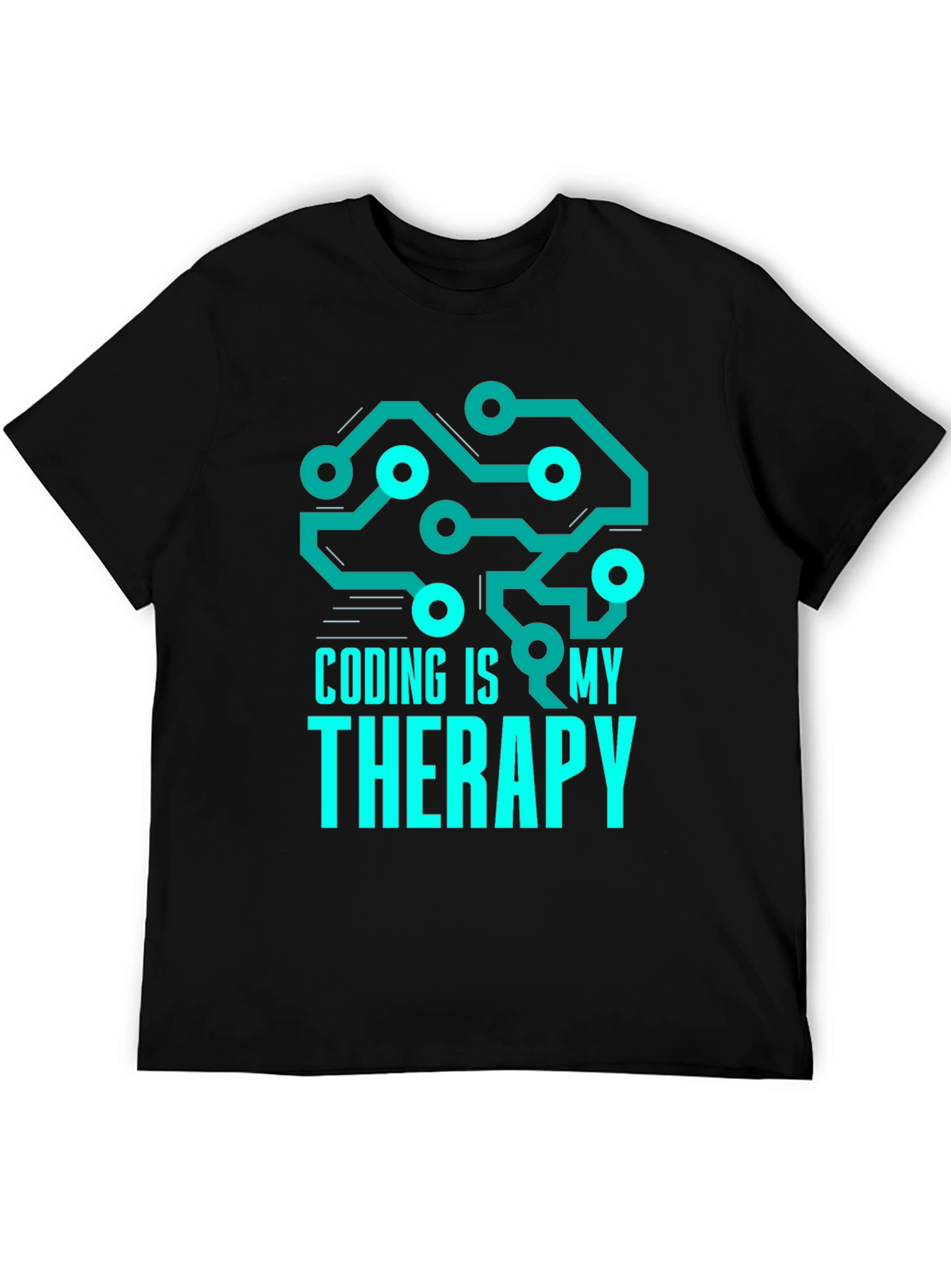 Coding is My Therapy T-Shirt - Programmer Gift