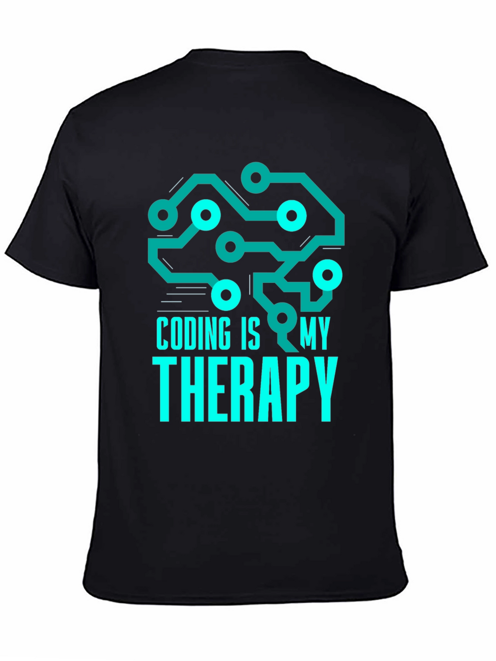 Coding is My Therapy T-Shirt - Programmer Gift