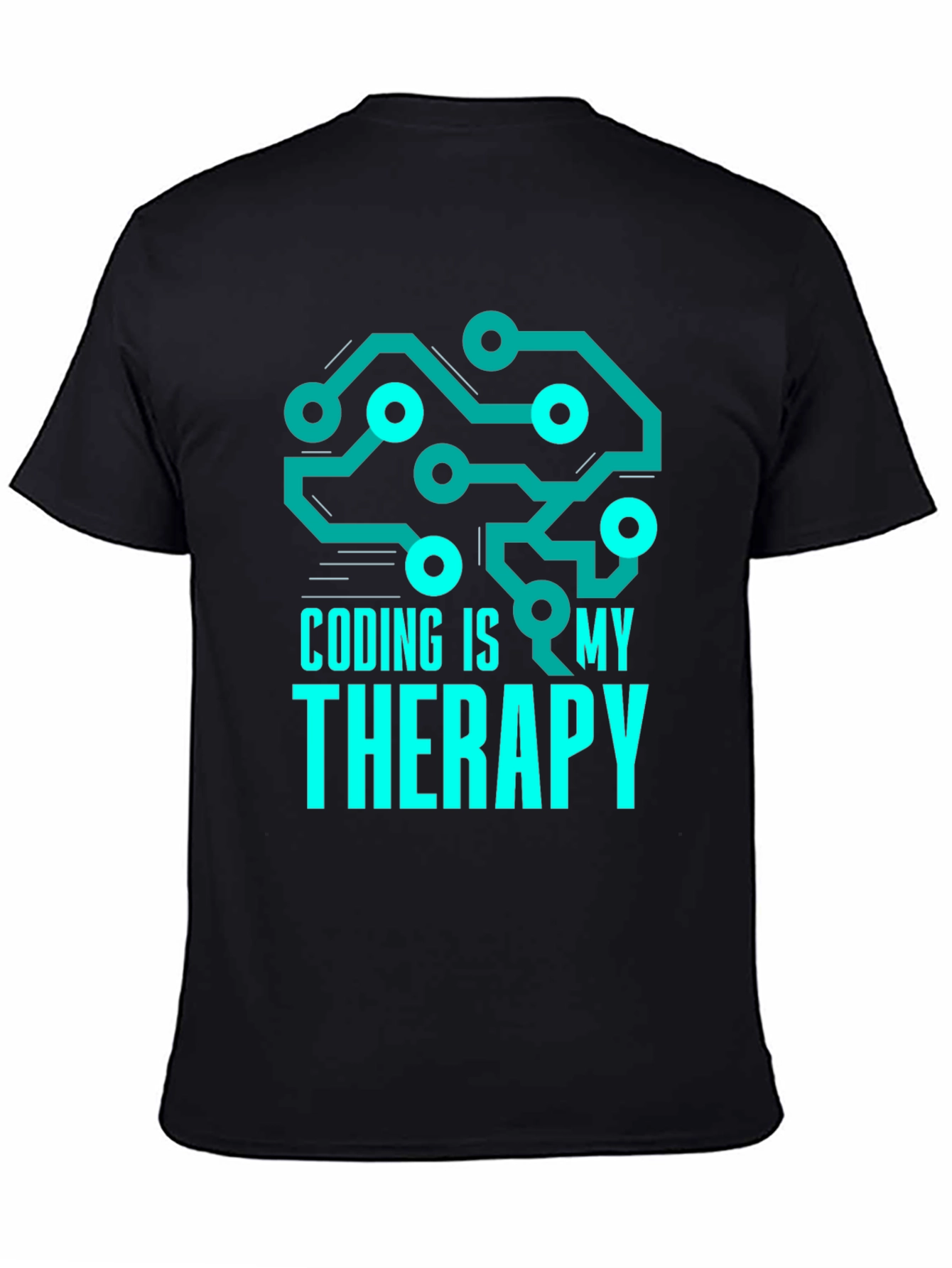 Coding is My Therapy T-Shirt - Programmer Gift