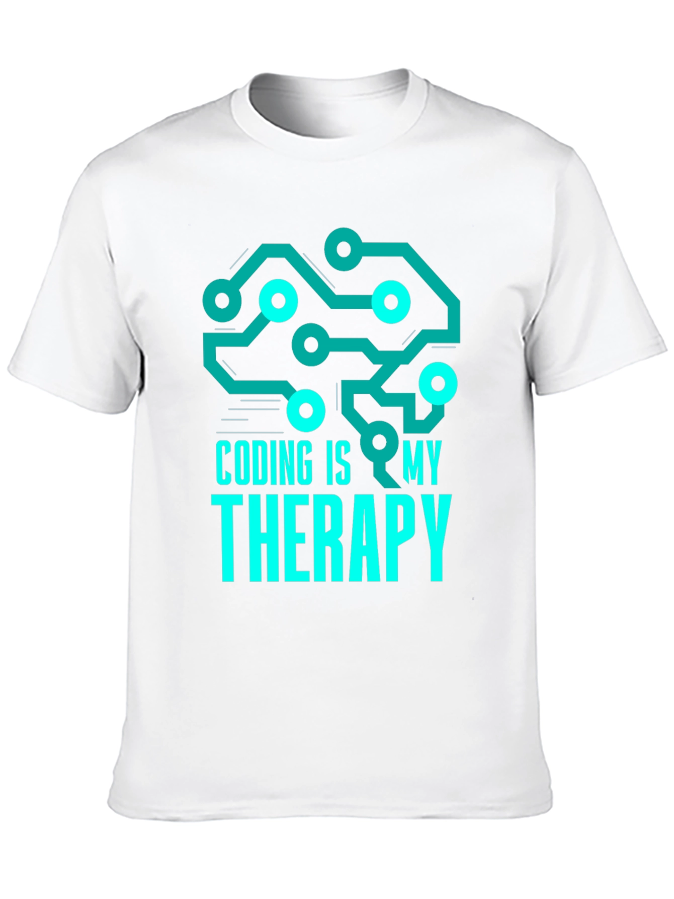 Coding is My Therapy T-Shirt - Programmer Gift