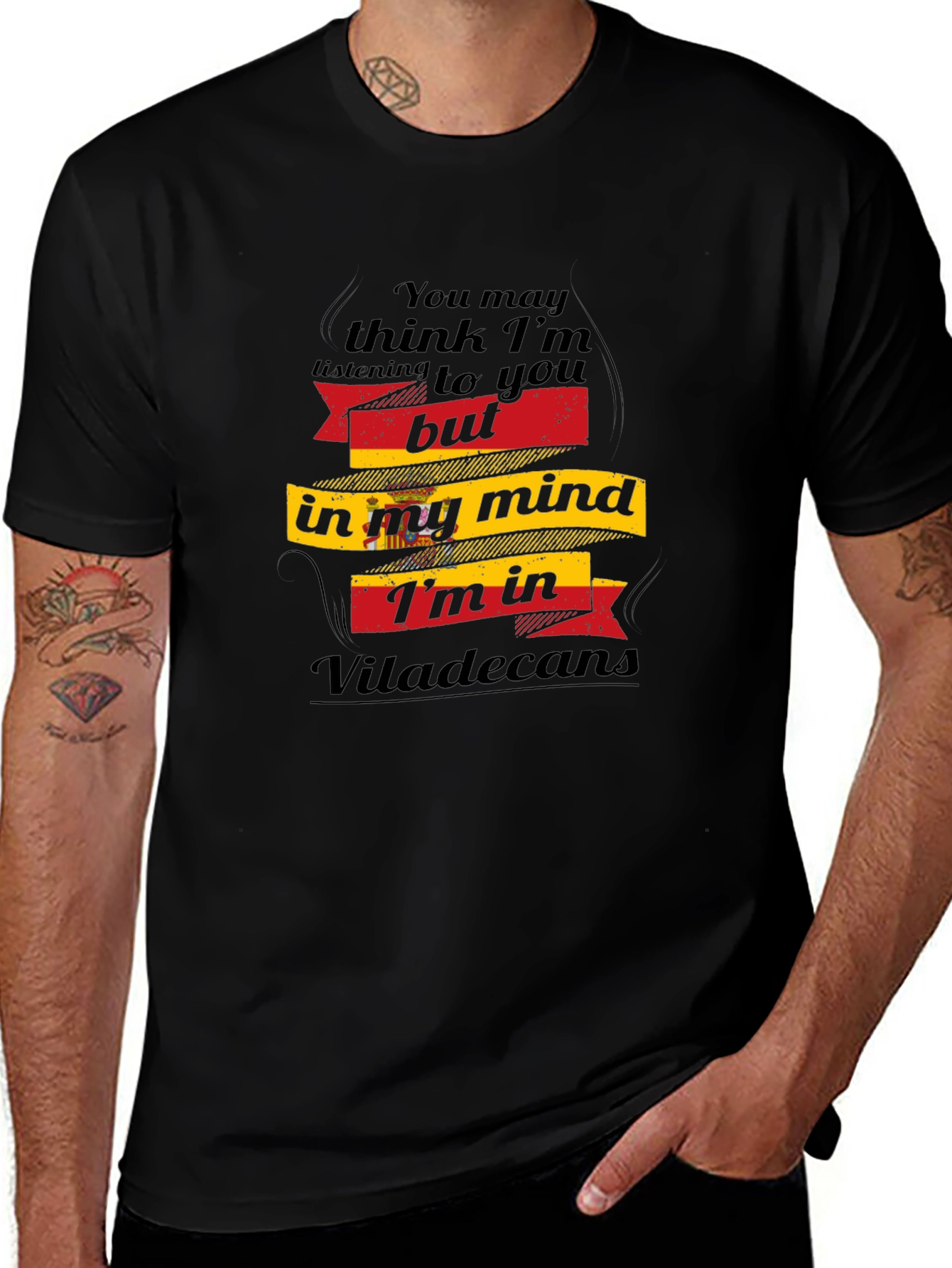 Viladecans Mind T-Shirt - Spain Flag