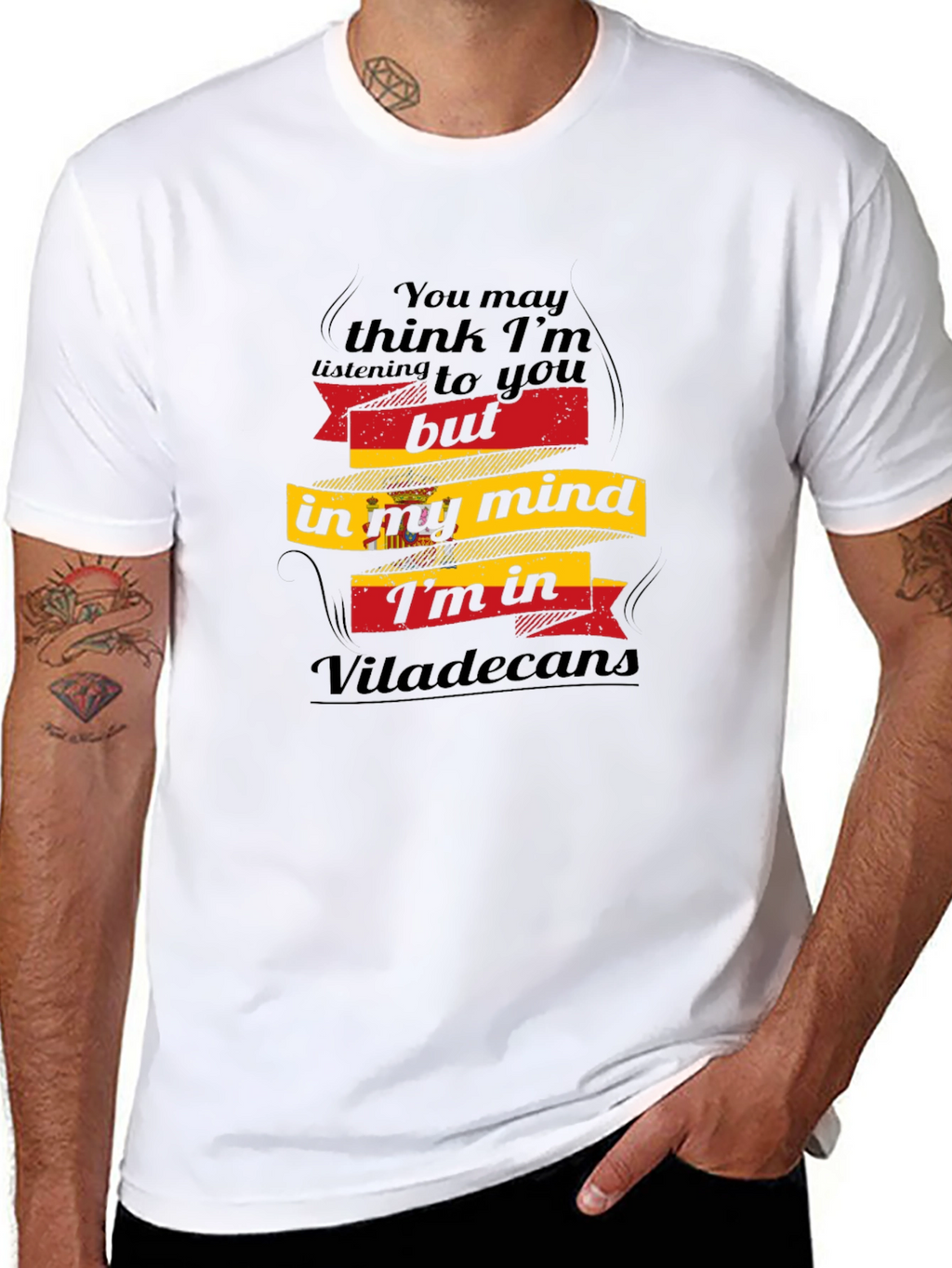 Viladecans Mind T-Shirt - Spain Flag