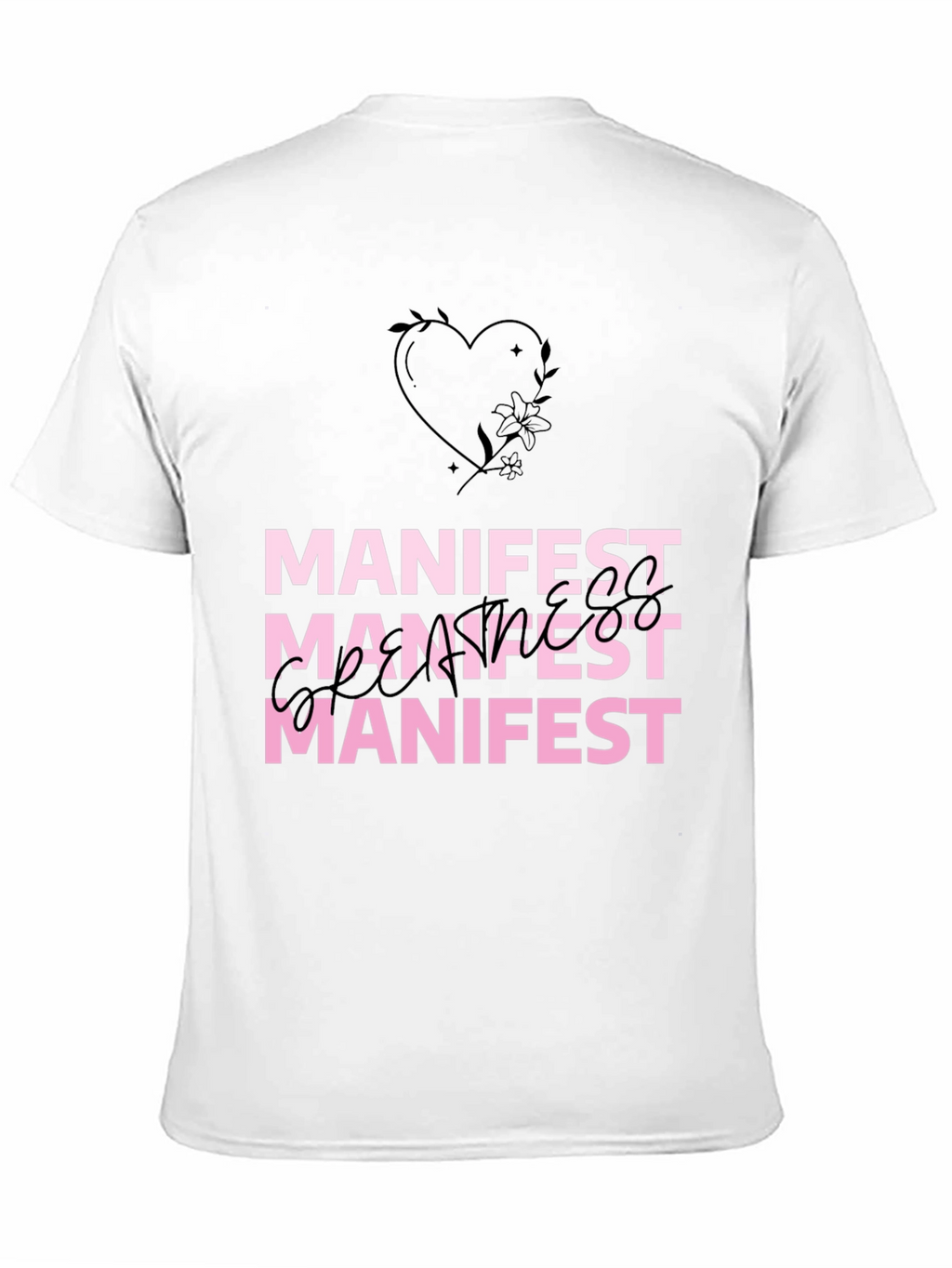 Manifest Graphic Tee - Stylish Affirmation Shirt