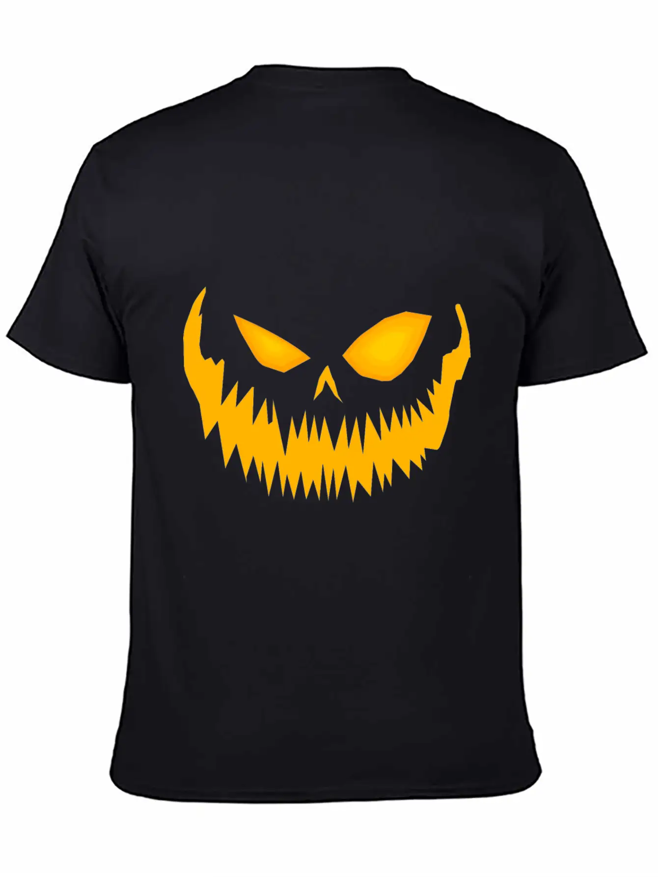 Jack O Lantern Spooky Pumpkin Face Halloween Breathable Graphic T-Shirt – Perfect For Casual Days