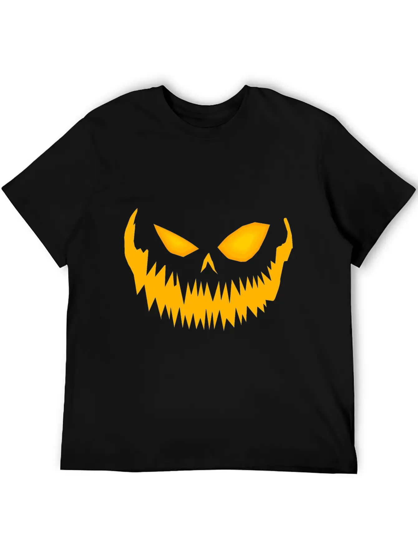 Jack O Lantern Spooky Pumpkin Face Halloween Breathable Graphic T-Shirt – Perfect For Casual Days