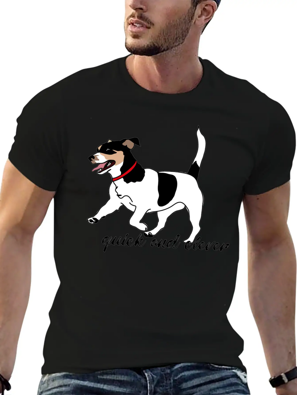 Jack Russel Terrier Essential Cotton Tee For Daily Outfits – Unisex Style