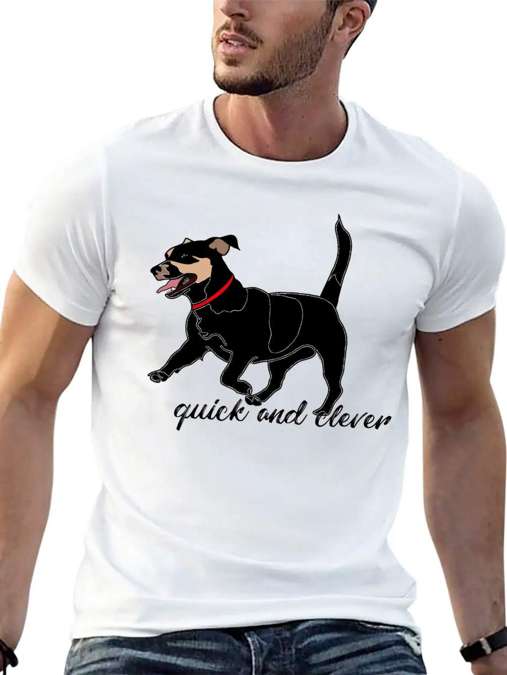 Jack Russel Terrier Essential Cotton Tee For Daily Outfits – Unisex Style