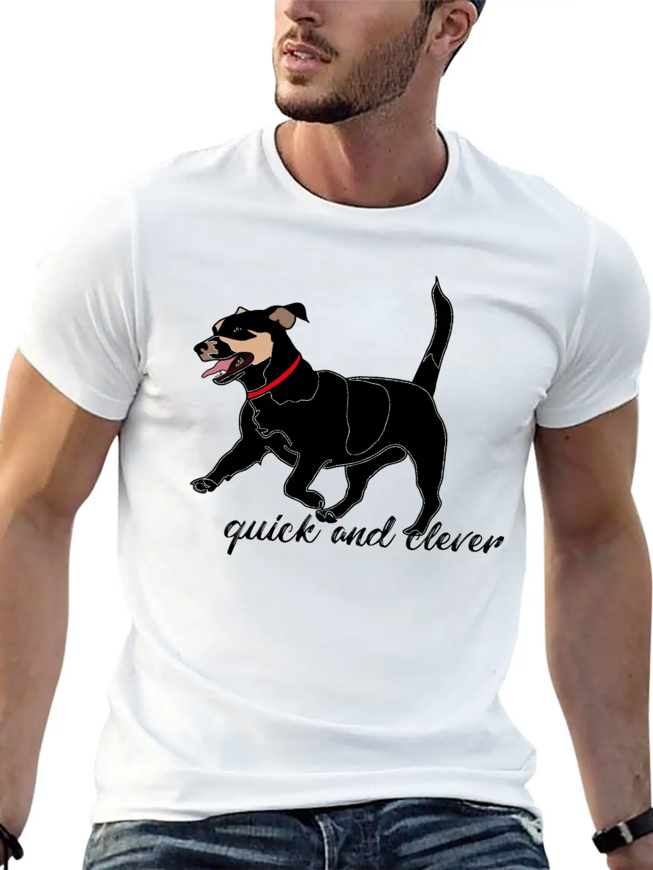Jack Russel Terrier Essential Cotton Tee For Daily Outfits – Unisex Style