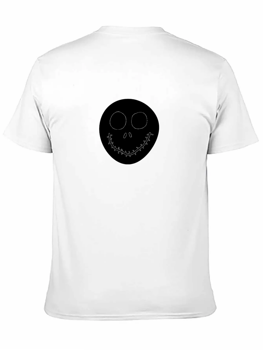 Jack Skellington Face Breathable Graphic T-Shirt – Perfect For Casual Days