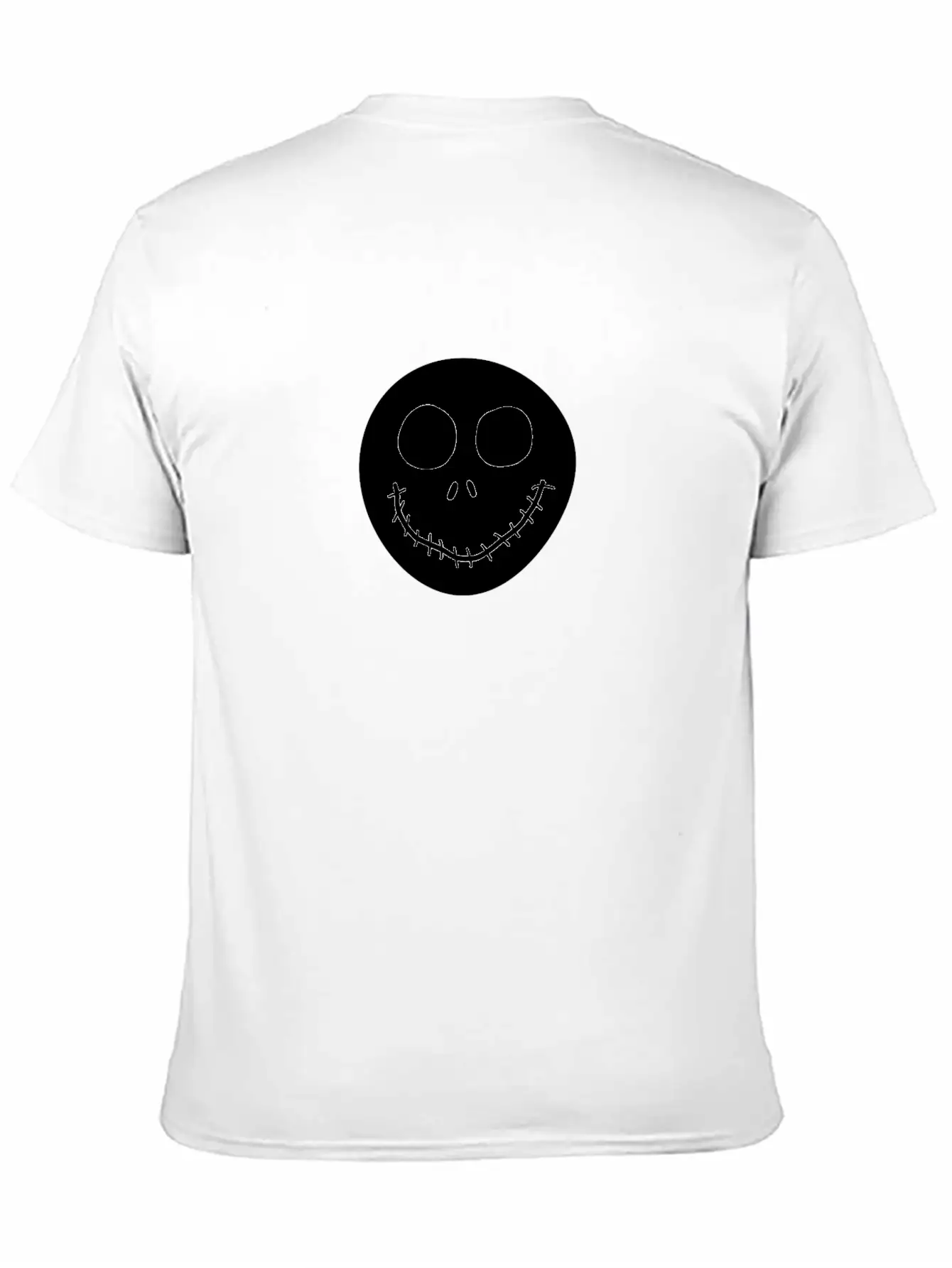 Jack Skellington Face Breathable Graphic T-Shirt – Perfect For Casual Days