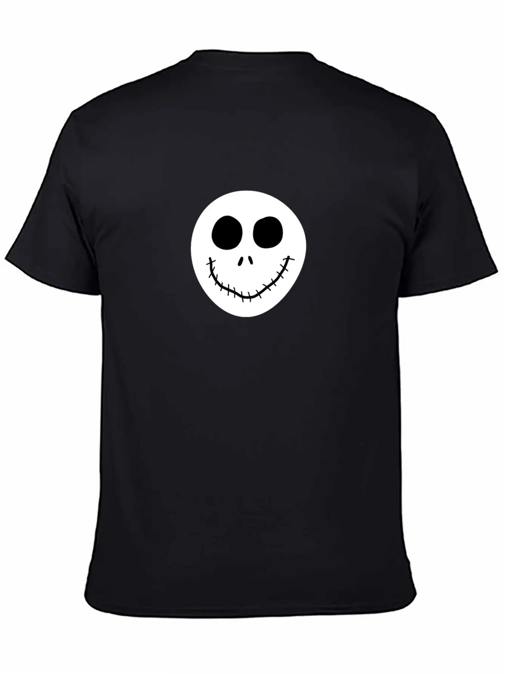 Jack Skellington Face Breathable Graphic T-Shirt – Perfect For Casual Days