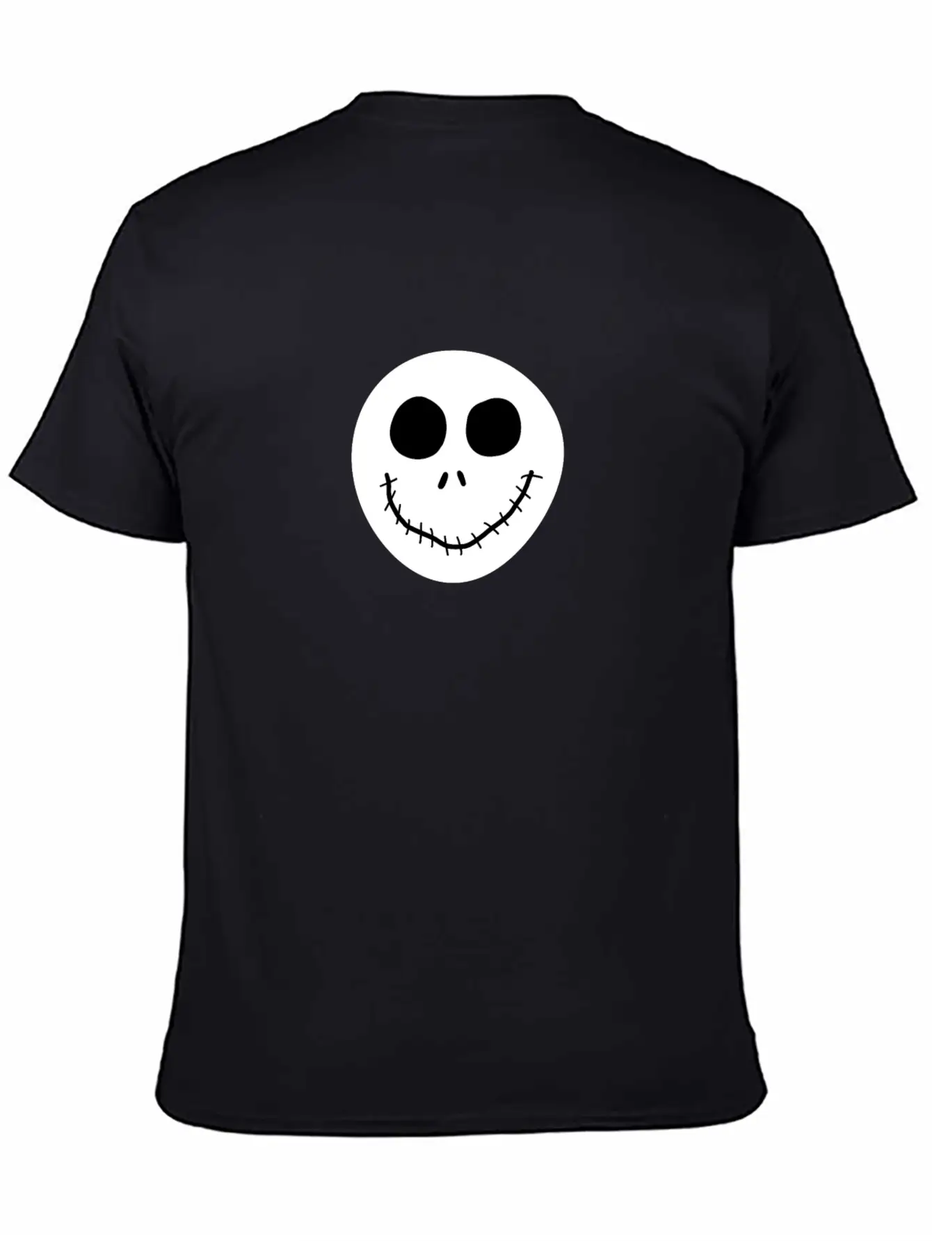 Jack Skellington Face Breathable Graphic T-Shirt – Perfect For Casual Days