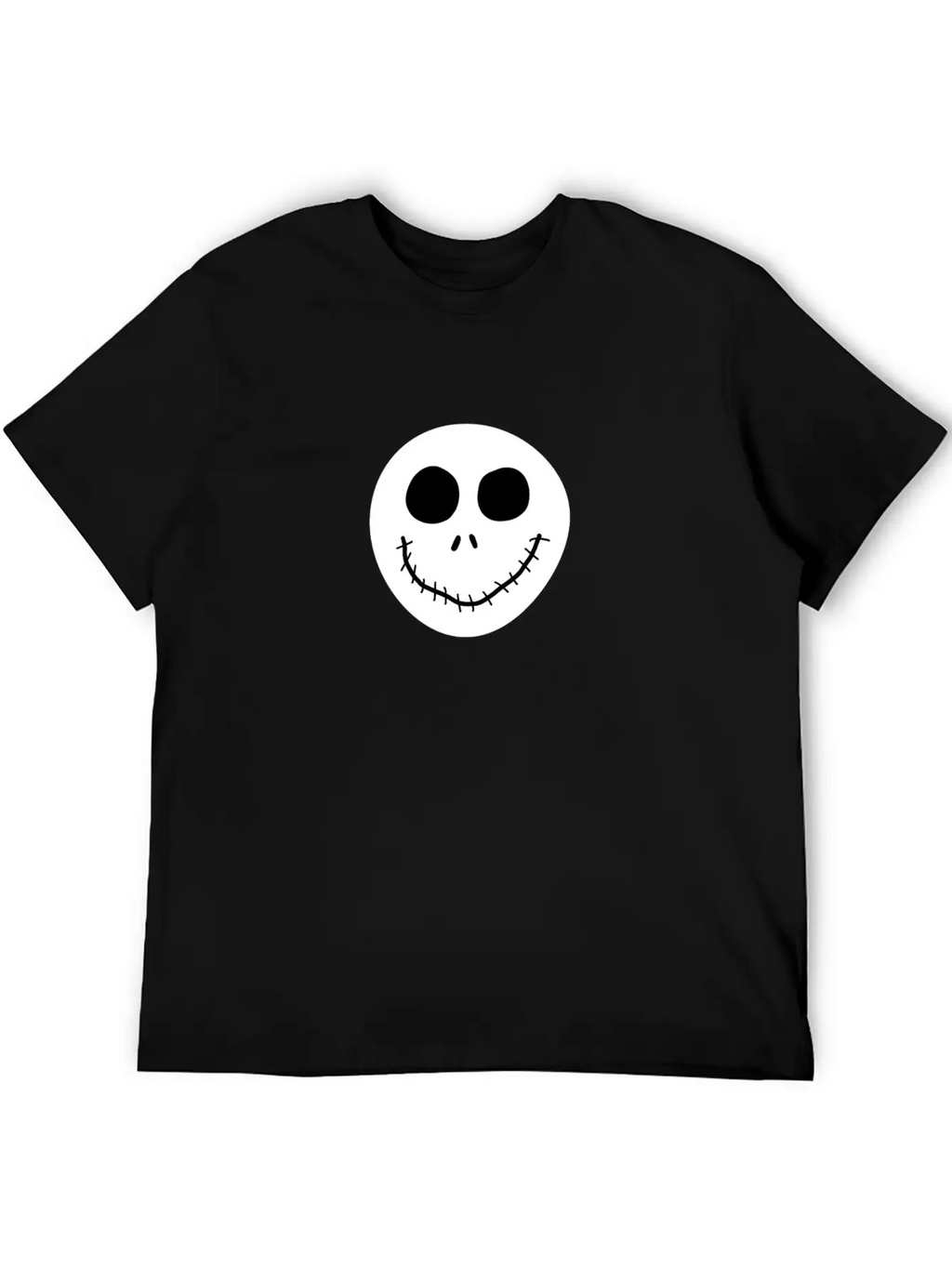 Jack Skellington Face Breathable Graphic T-Shirt – Perfect For Casual Days