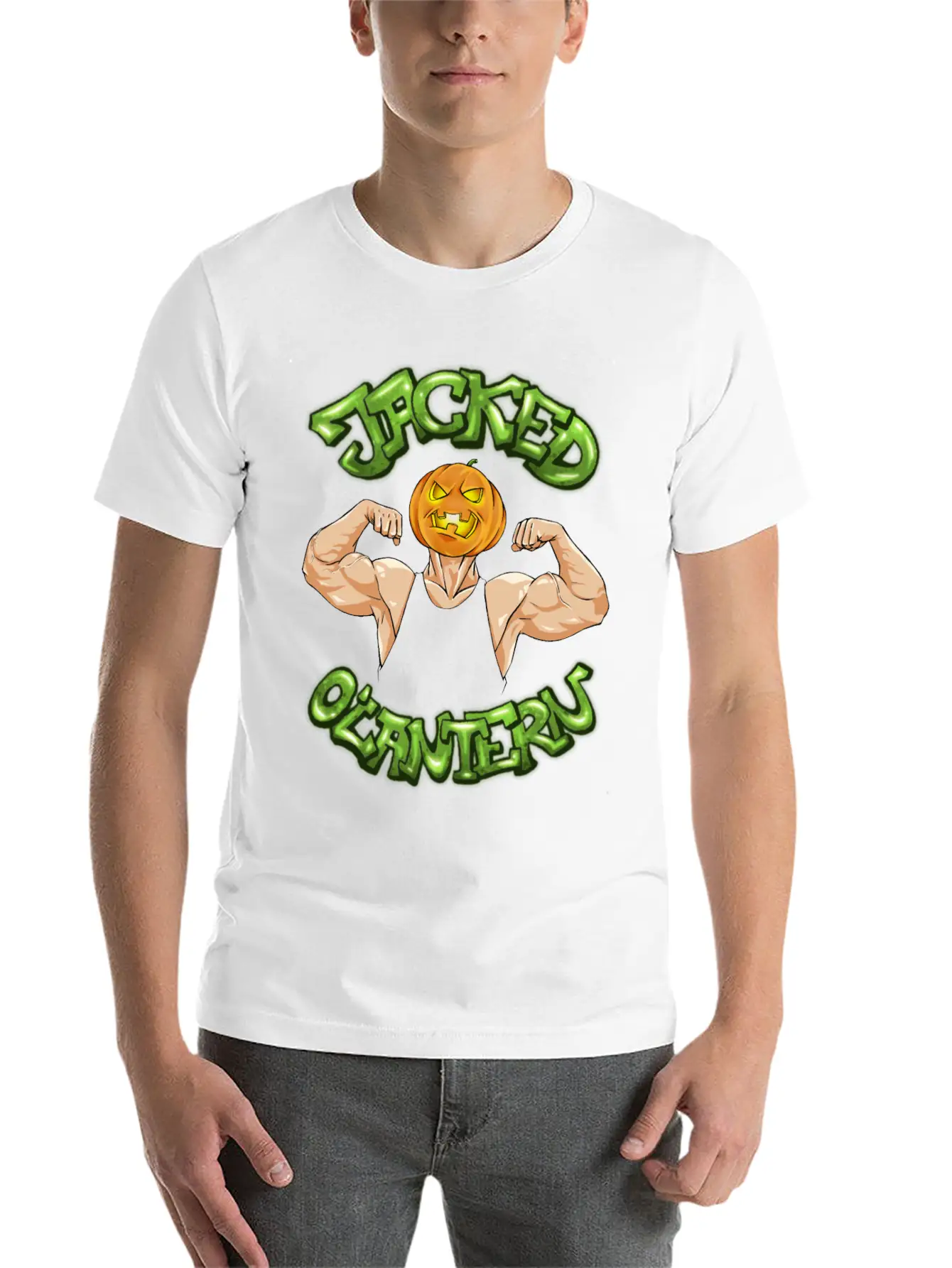 Jacked O Lantern Unisex Casual T-Shirt – Clean Design For Daily Comfort