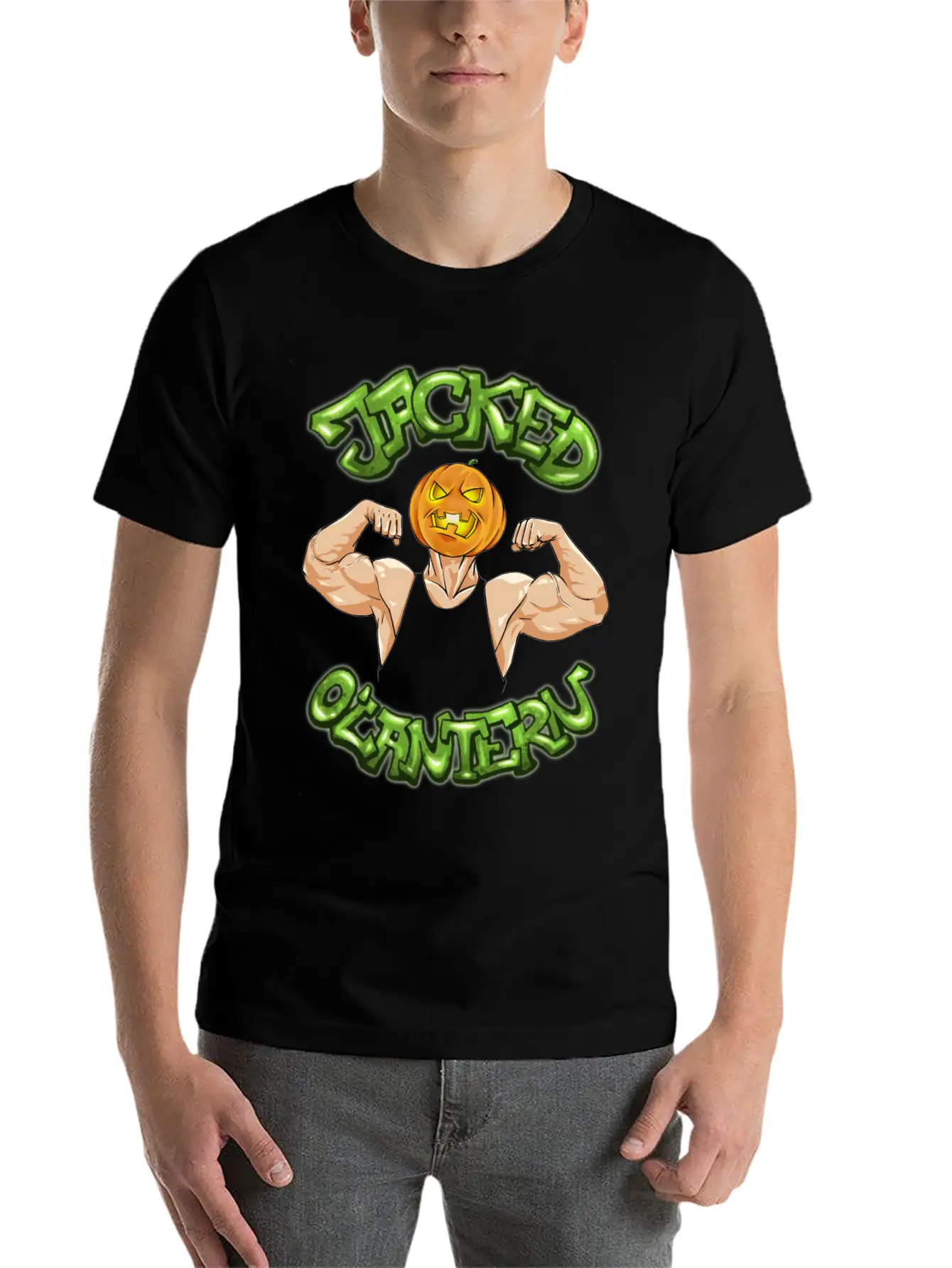 Jacked O Lantern Unisex Casual T-Shirt – Clean Design For Daily Comfort