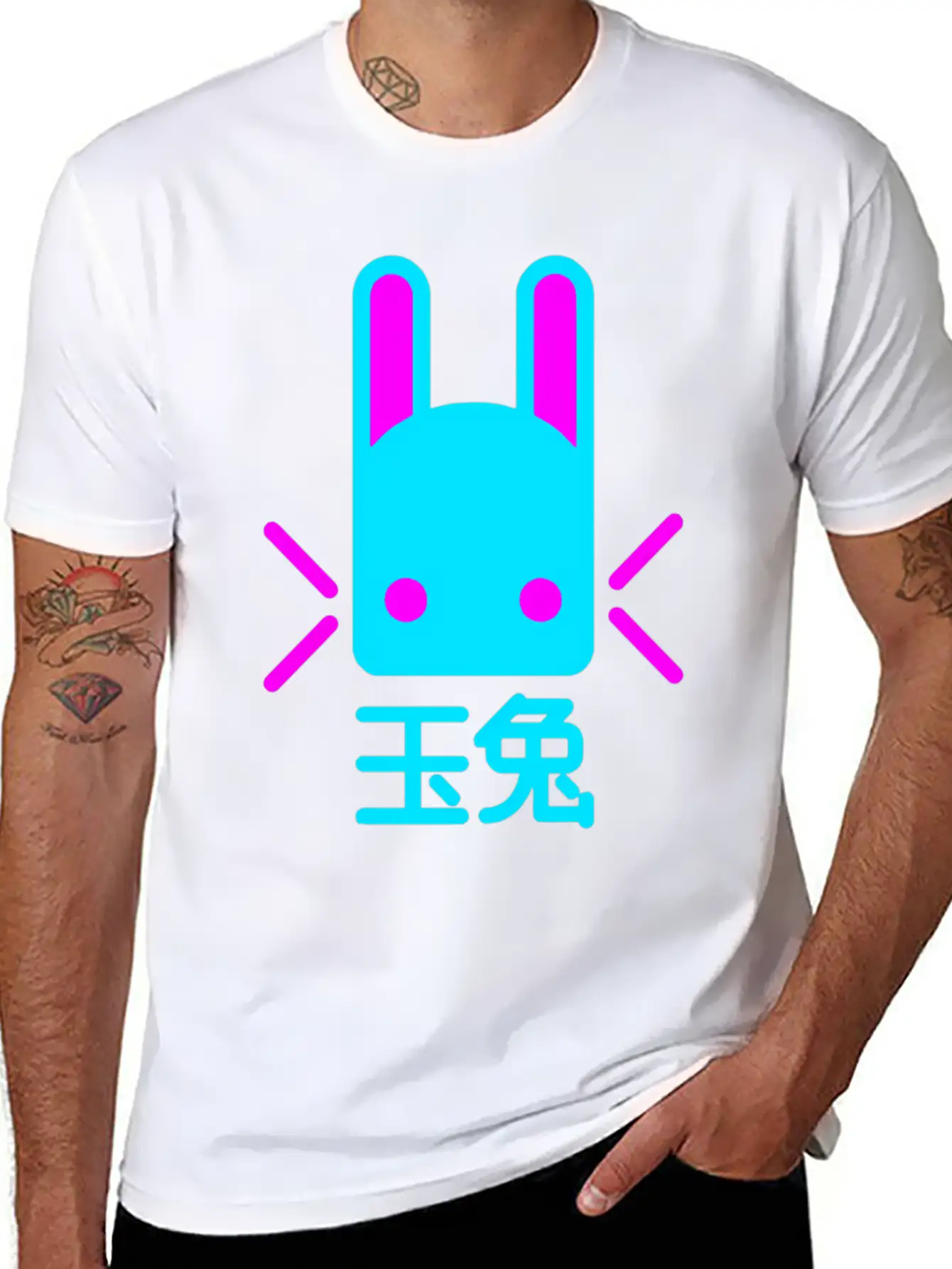 Jade Rabbit Modern Fit Casual T-Shirt – Clean And Versatile Design