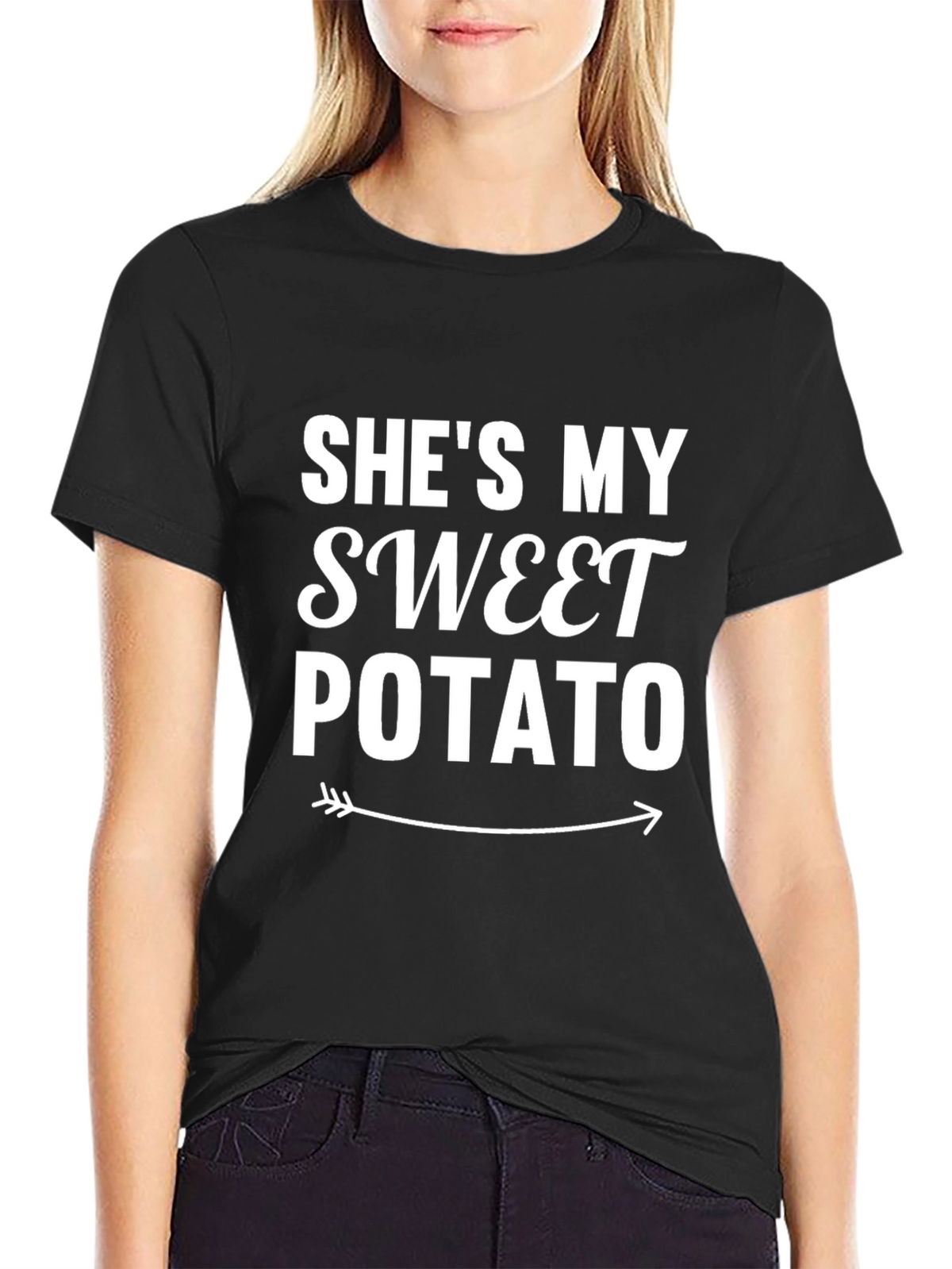 Shes My Sweet Potato T-Shirt - Funny Couple Matching Tee
