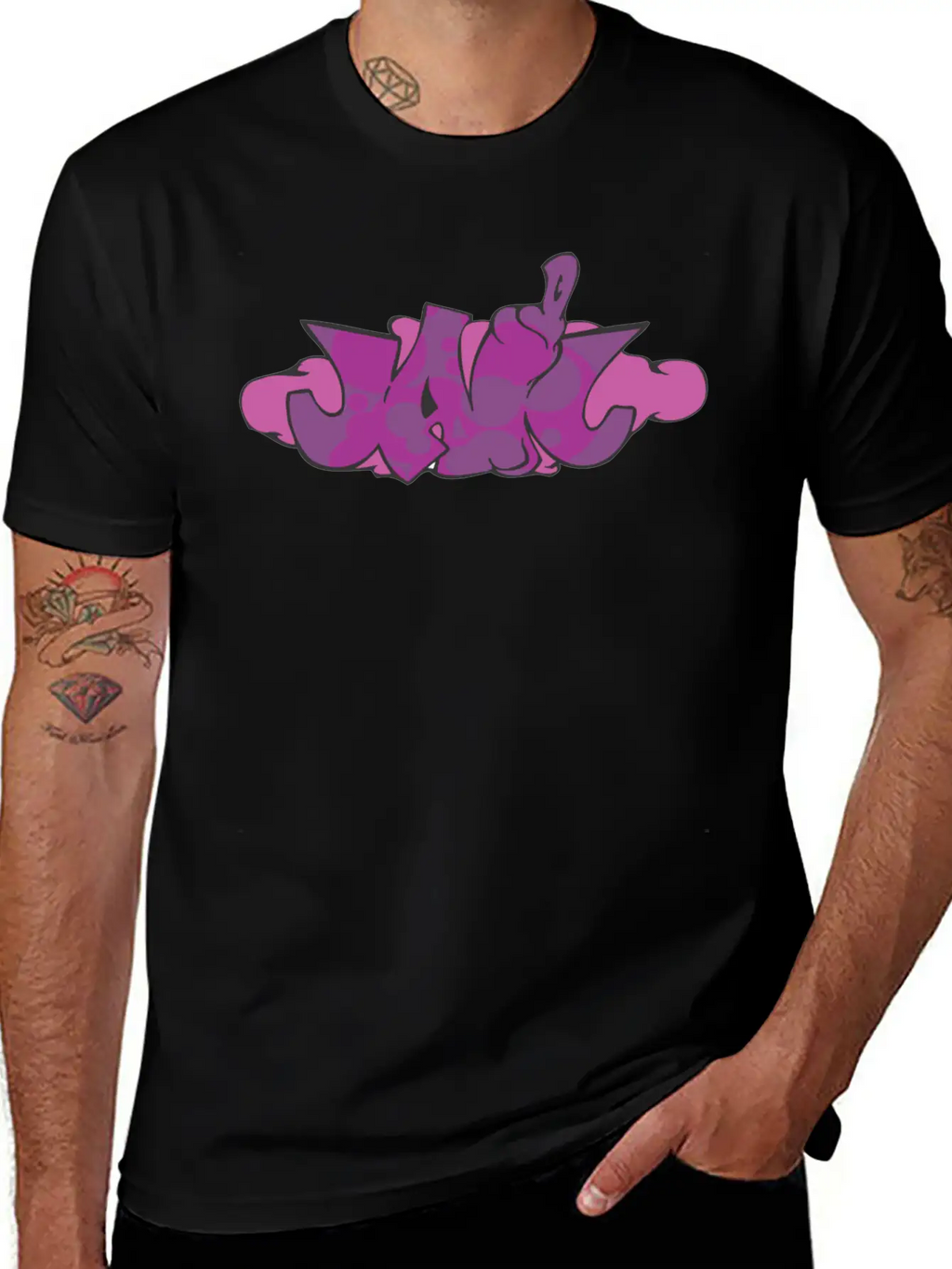 Jail_graffiti Essential Cotton Tee For Daily Outfits – Unisex Style