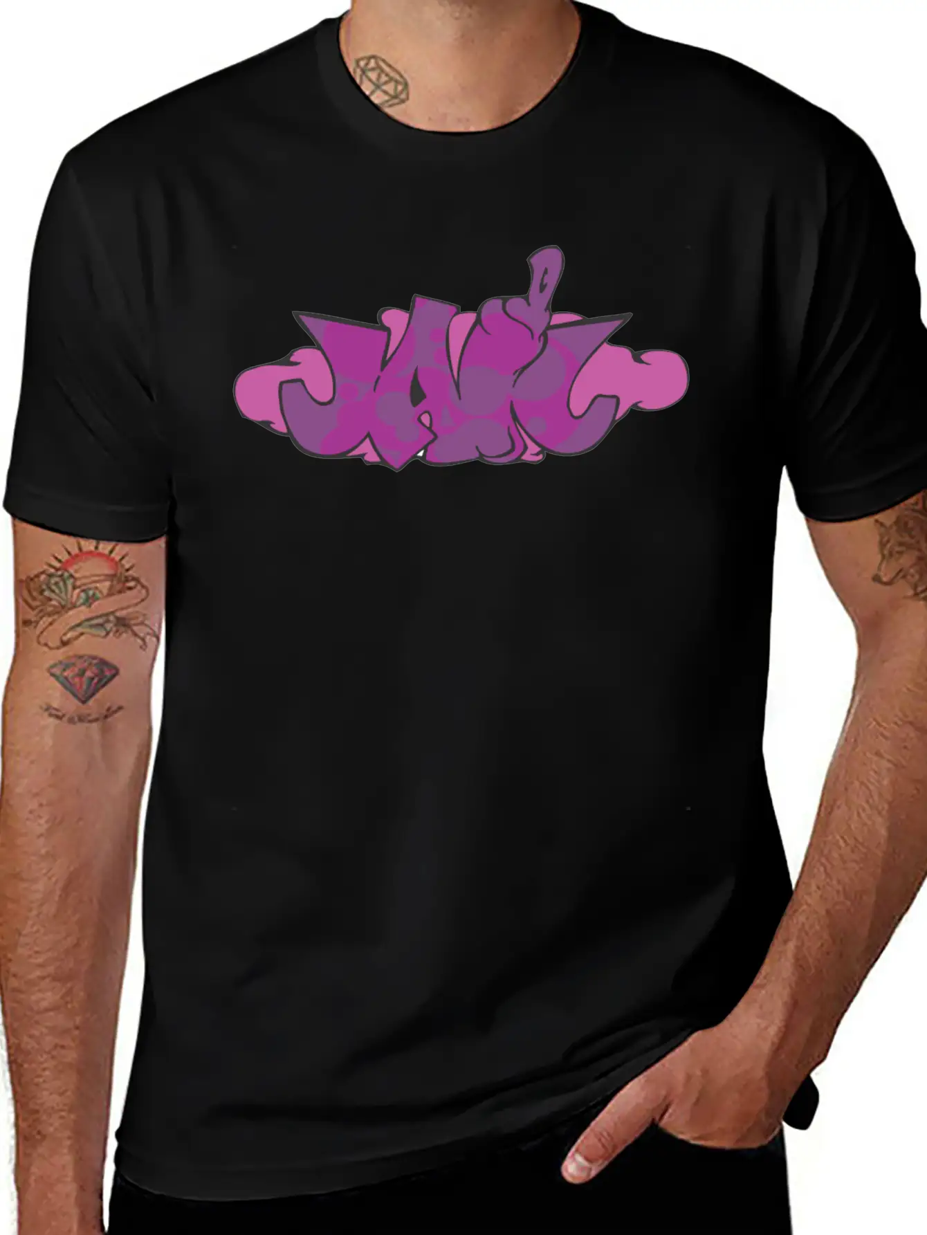 Jail_graffiti Essential Cotton Tee For Daily Outfits – Unisex Style
