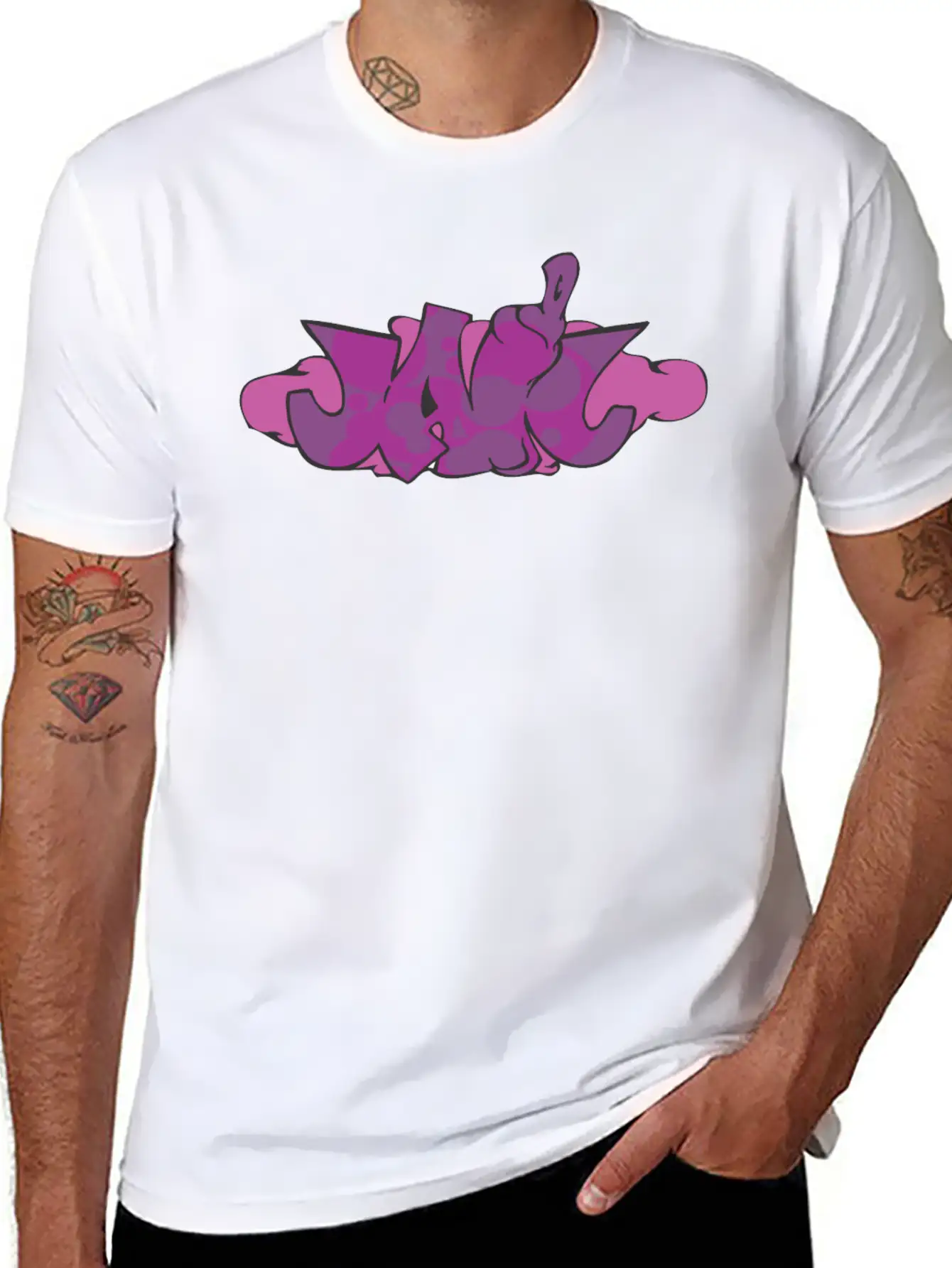 Jail_graffiti Essential Cotton Tee For Daily Outfits – Unisex Style