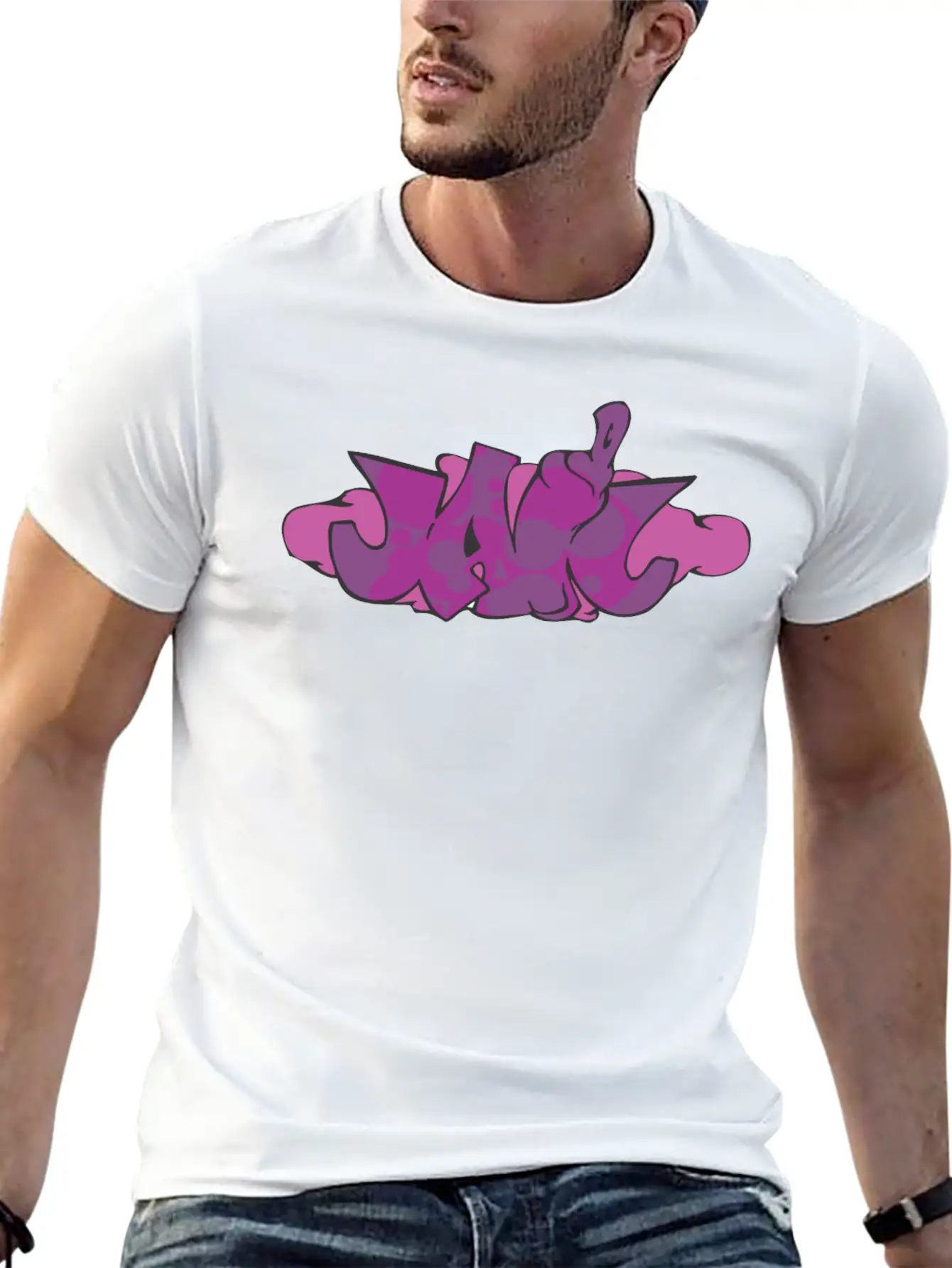 Jail_graffiti Essential Cotton Tee For Daily Outfits – Unisex Style