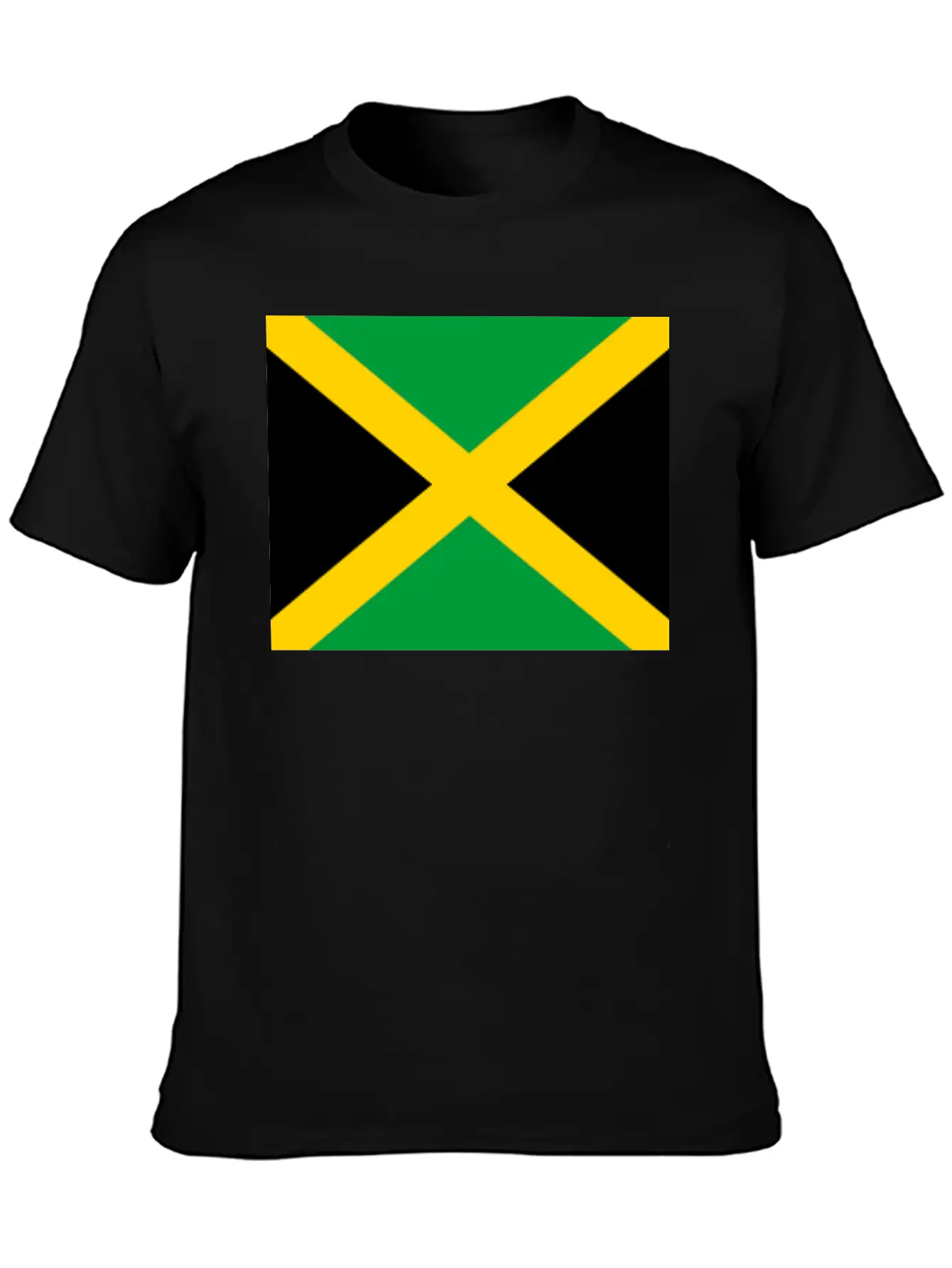 JAMAICAN FLAG Modern Fit Casual T-Shirt – Clean And Versatile Design