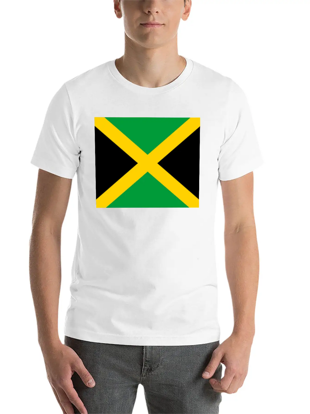 JAMAICAN FLAG Modern Fit Casual T-Shirt – Clean And Versatile Design