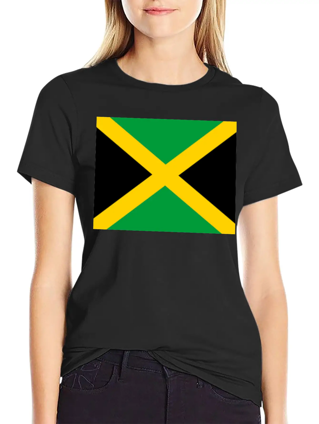 JAMAICAN FLAG Modern Fit Casual T-Shirt – Clean And Versatile Design