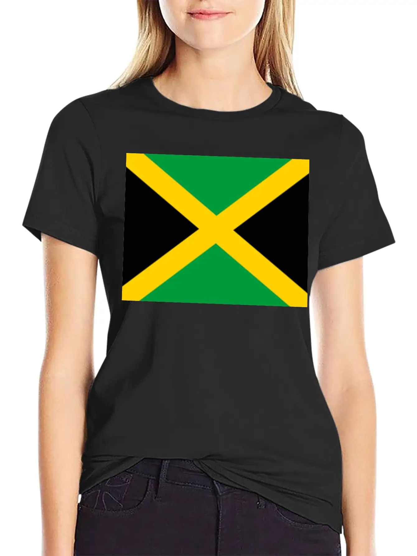 JAMAICAN FLAG Modern Fit Casual T-Shirt – Clean And Versatile Design