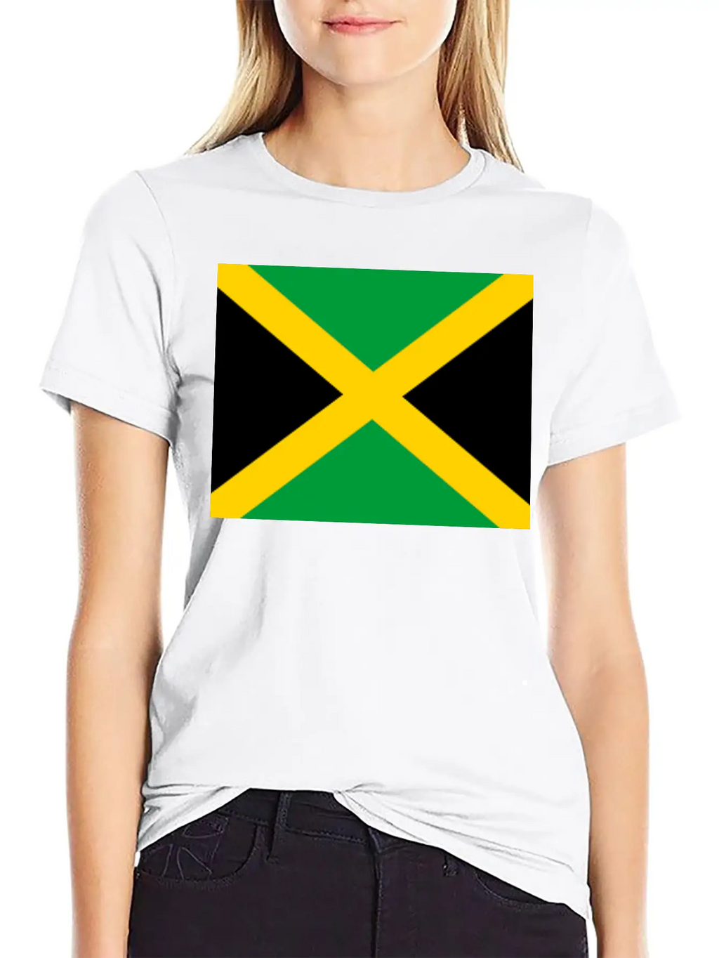 JAMAICAN FLAG Modern Fit Casual T-Shirt – Clean And Versatile Design